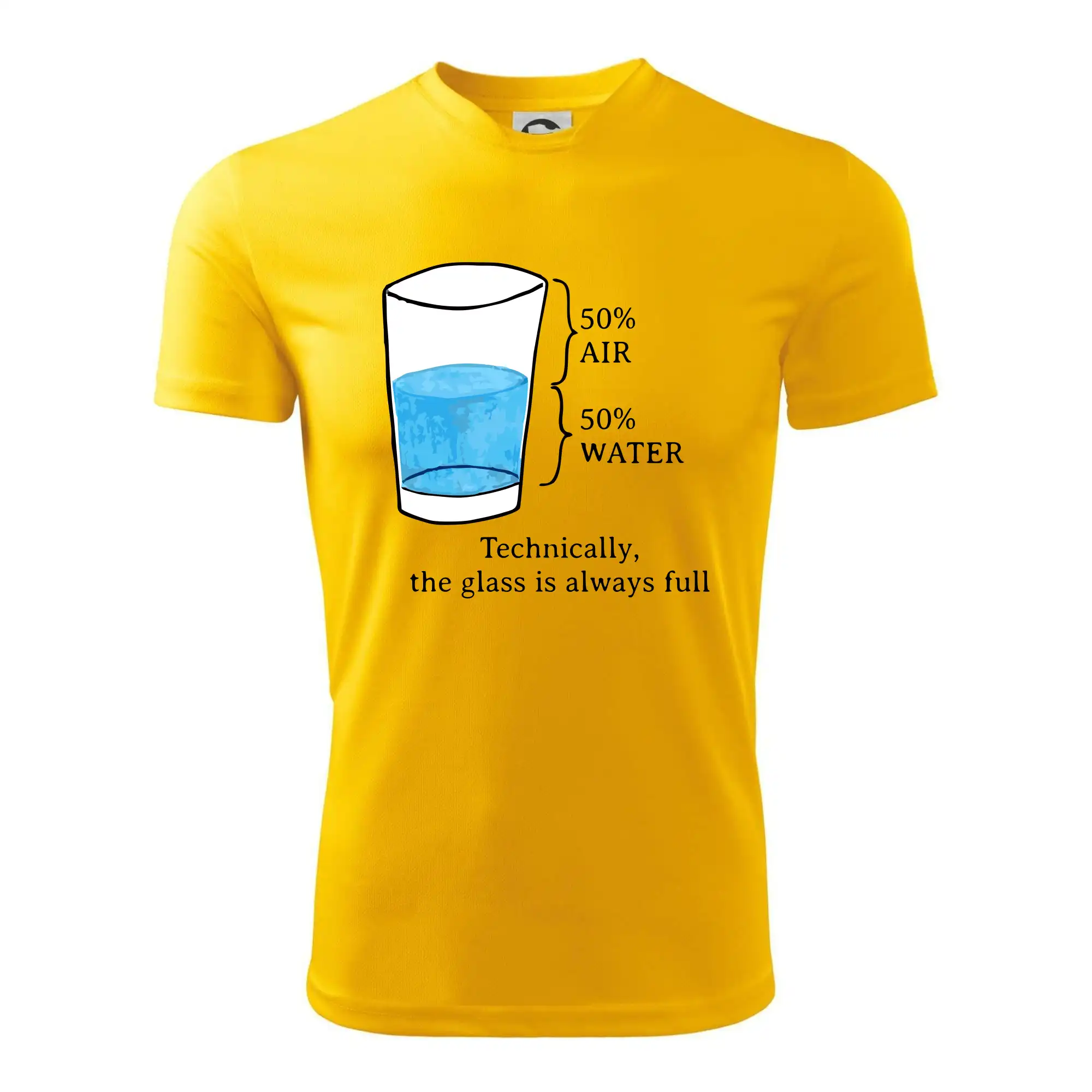 Technically, the glass is always full