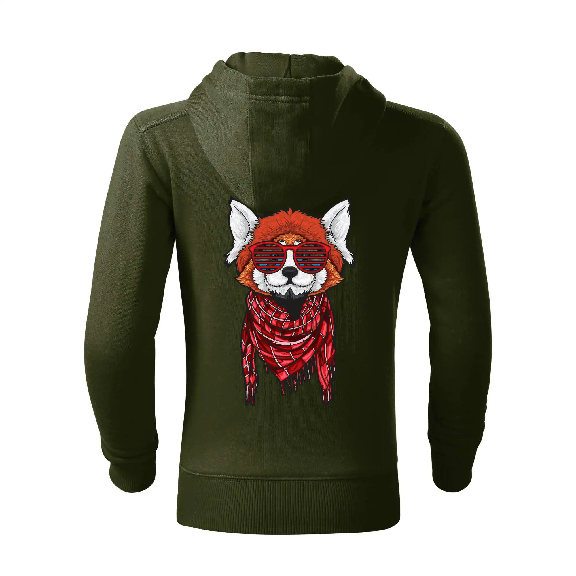 Červená panda hipster
