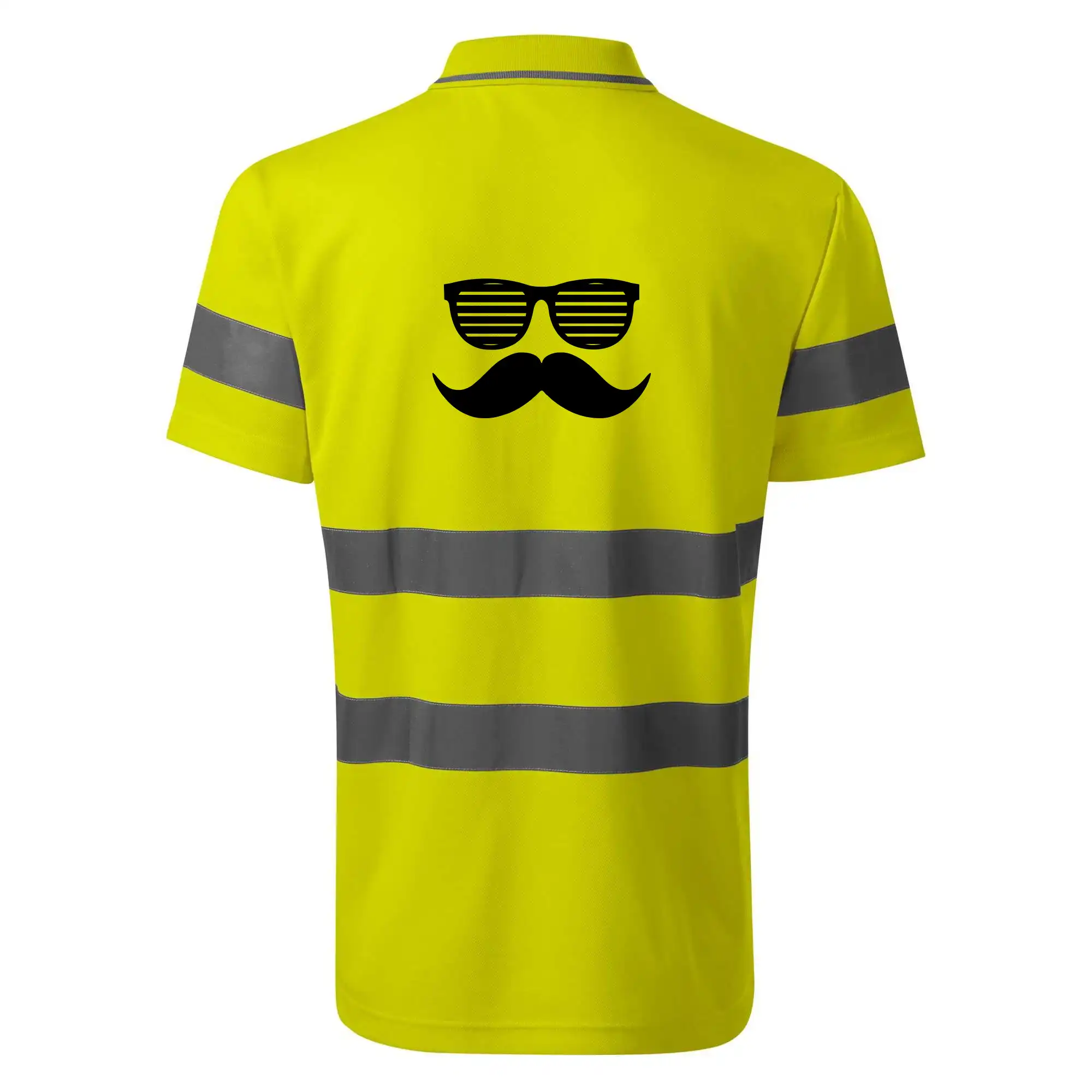 Tričká s fúzikmi - Mustache okuliare - HV Runway 2V9 - Reflexné polokošeľa