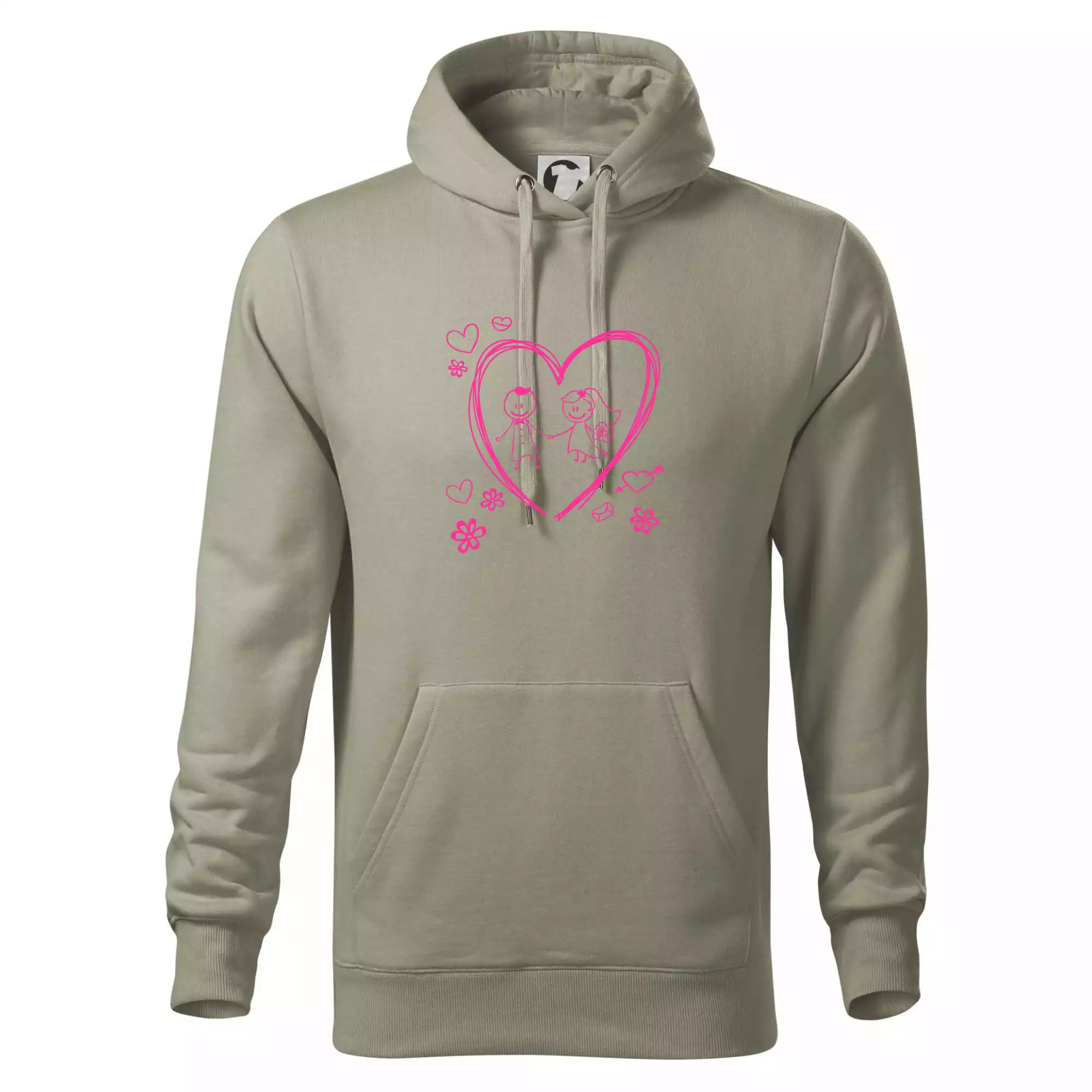 Svatba - kreslené srdce