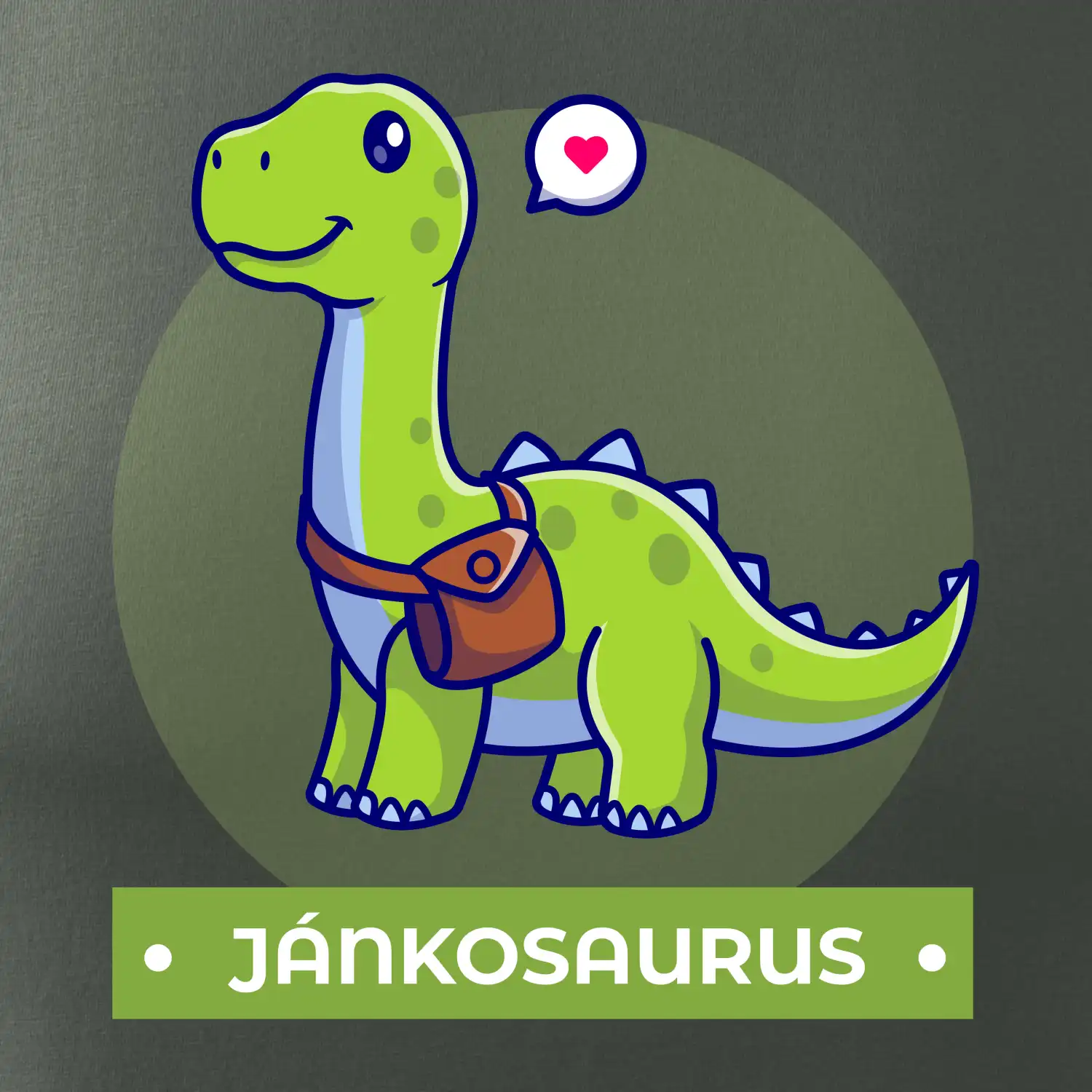 Dinosaurie mená - zelený dinosaurus SK
