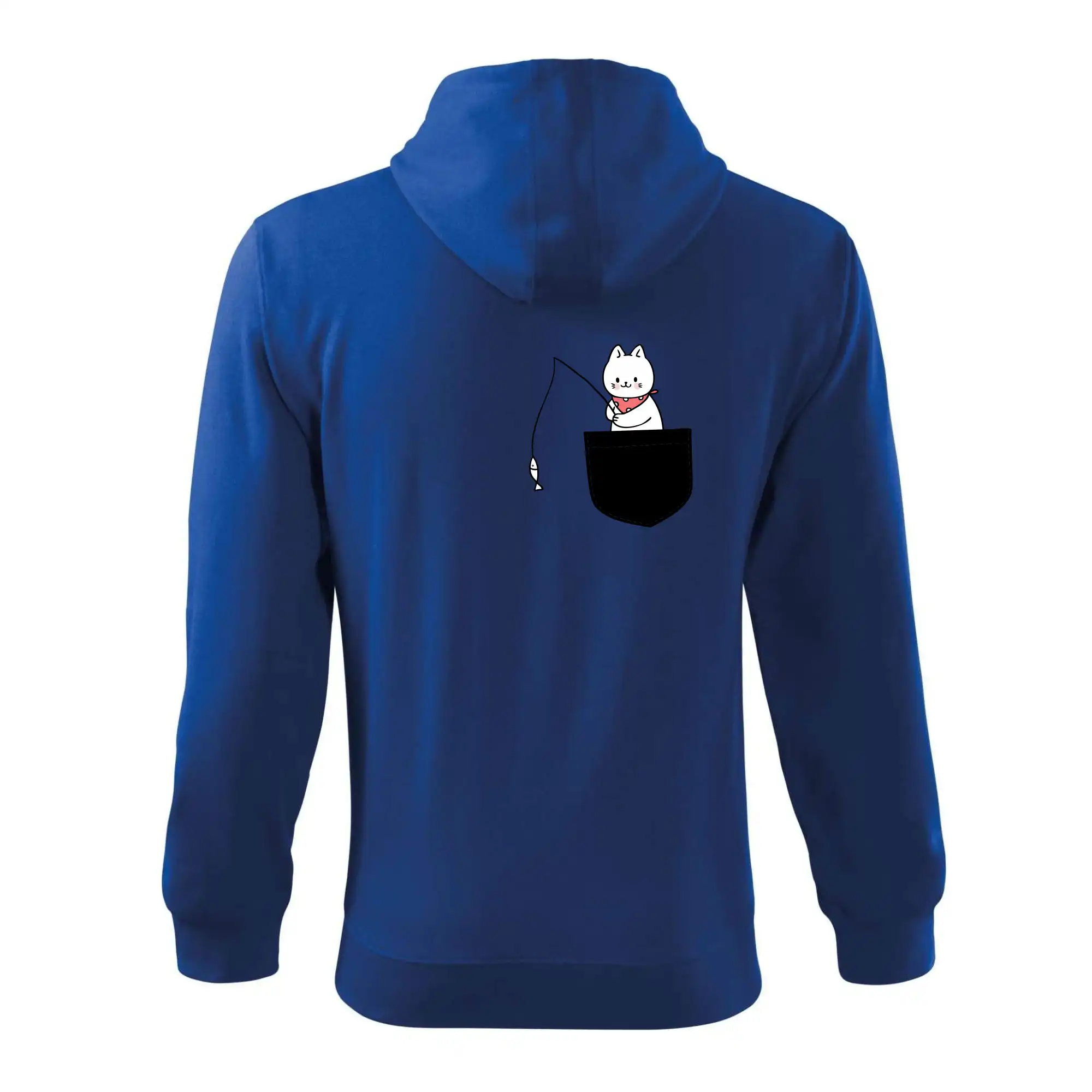 Kočka s rybou v kapse