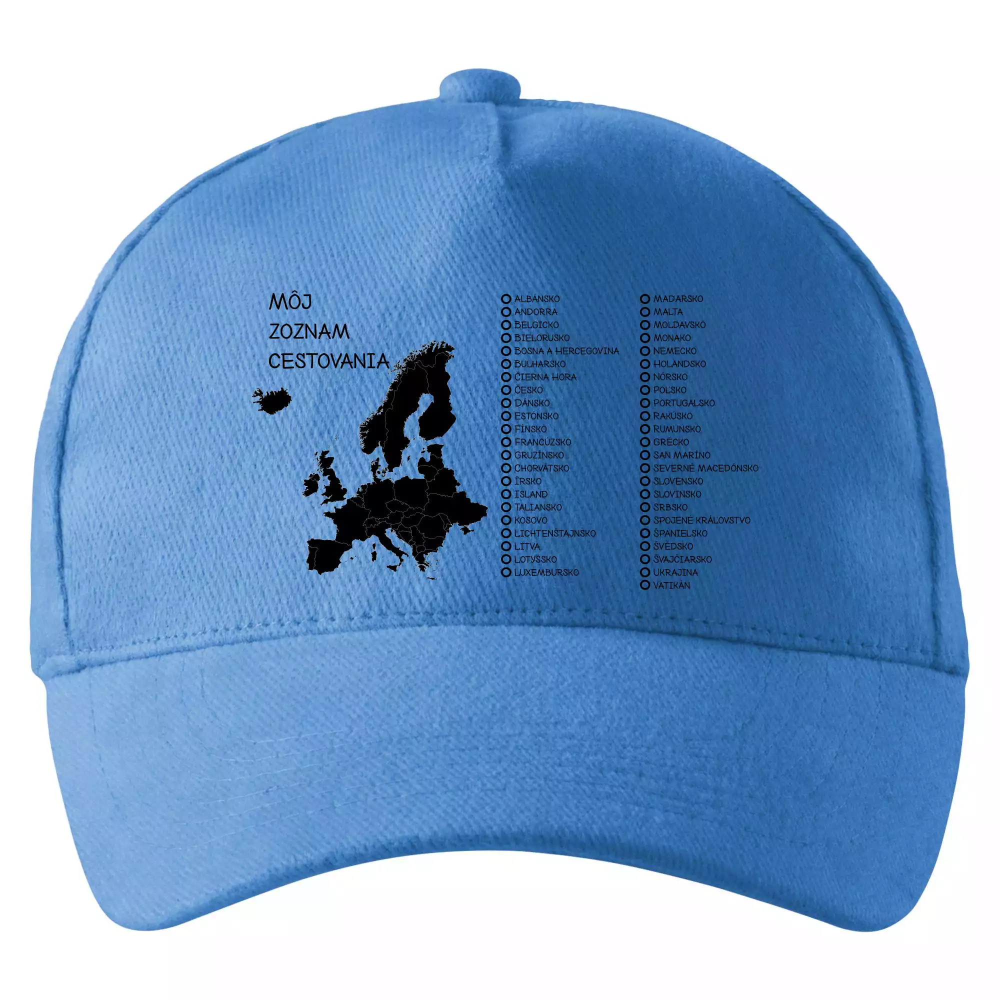 Můj cestovní seznam - Evropa