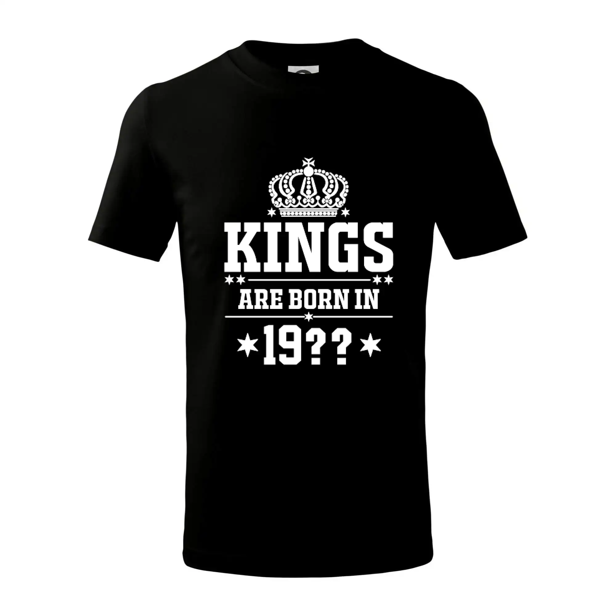 Tričká k narodeninám - Kings are born in vlastný ročník - Tričko detské bavlnené