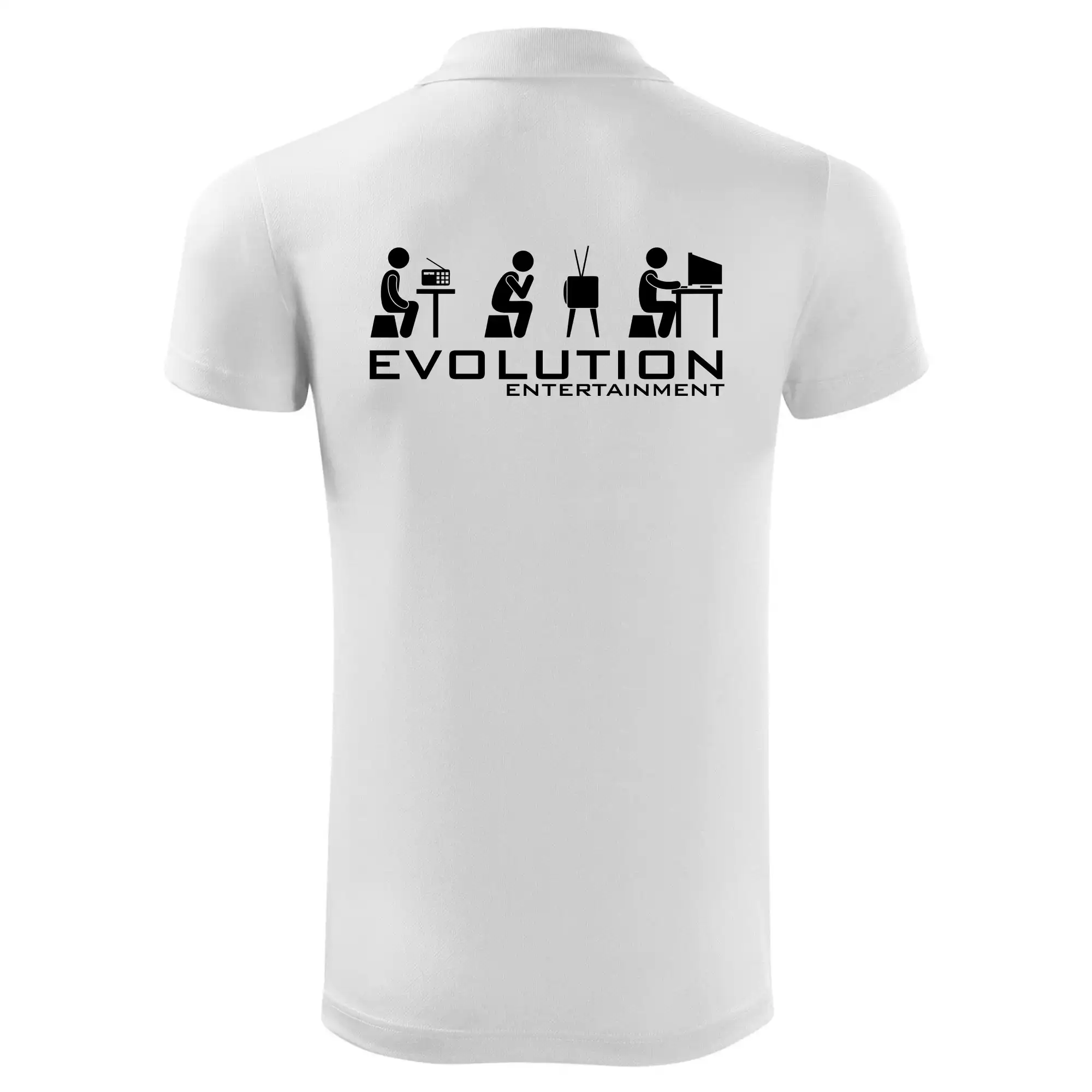 Tričká s potlačou evolúcia - Evolúcia zábavy - Polokošeľa Victory (športové)