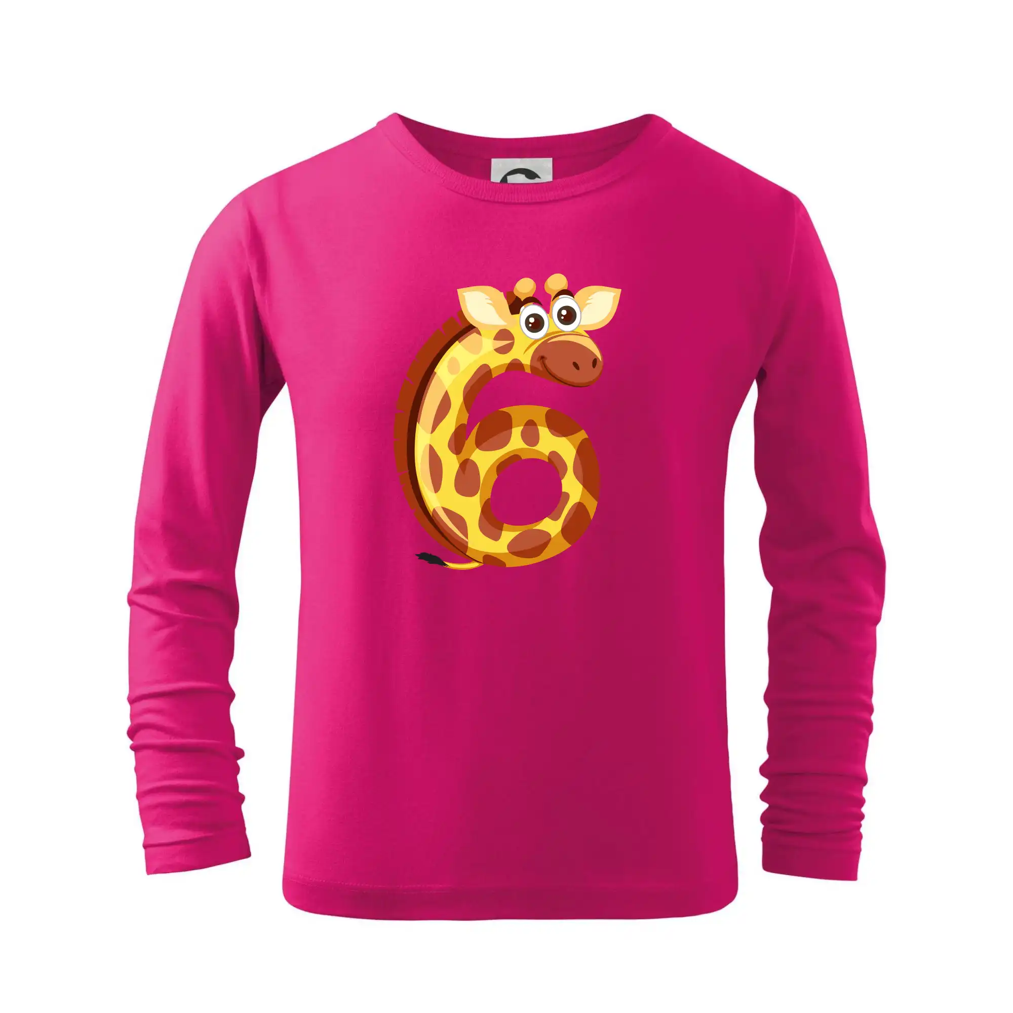 Vek dieťaťa zviera 6 - Tričko detské Long Sleeve