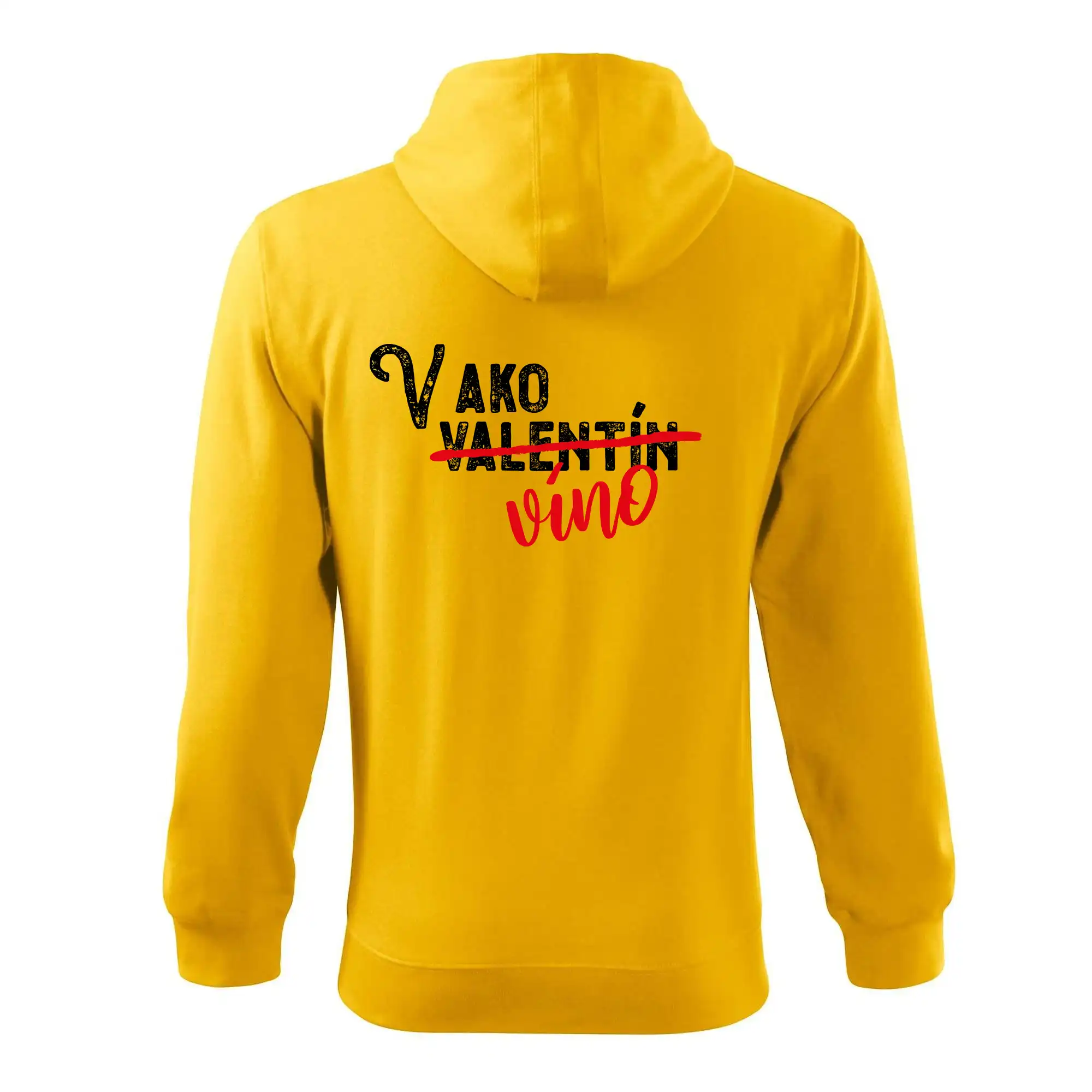 V ako Valentín víno