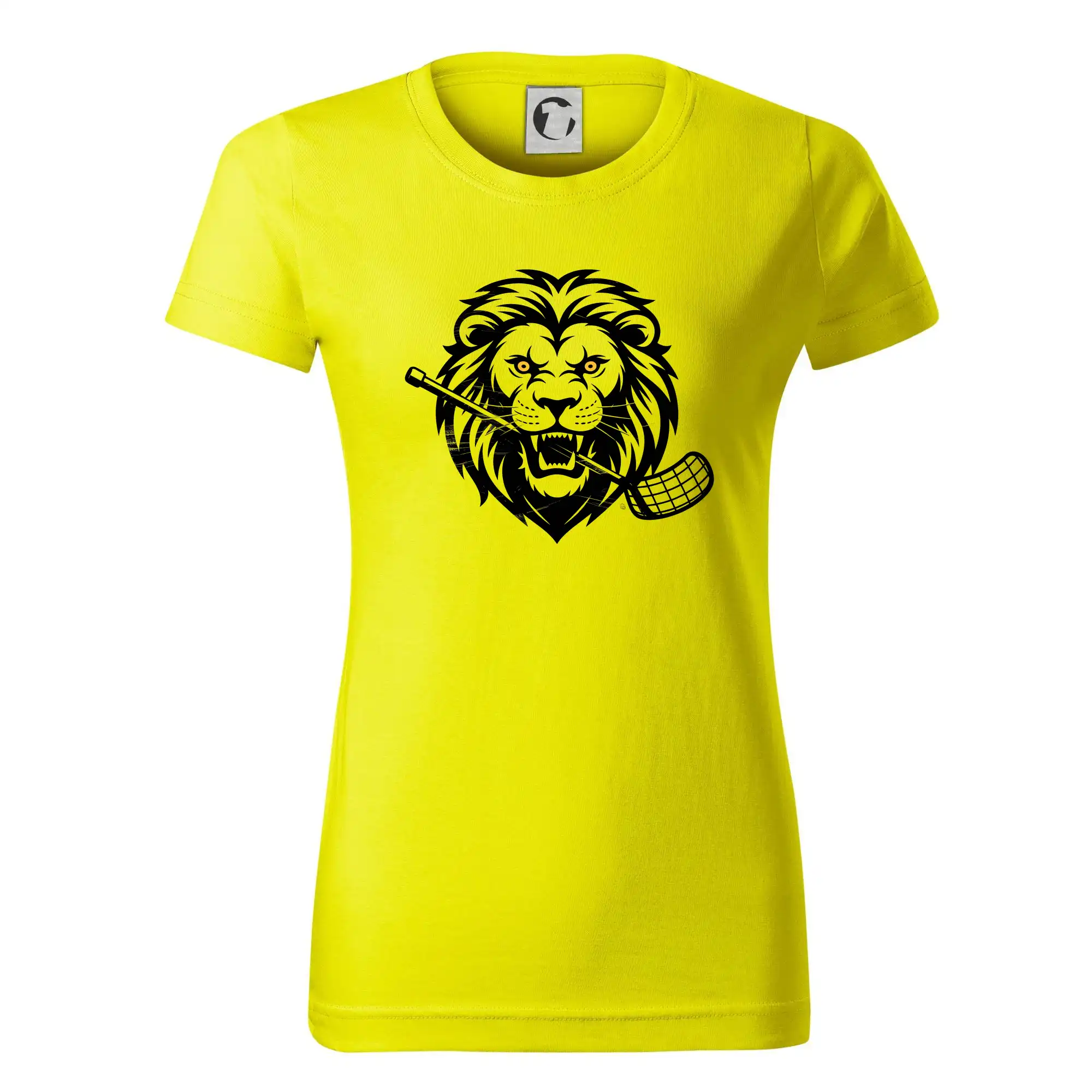 Floorball - Lev s hokejkou v tlamě