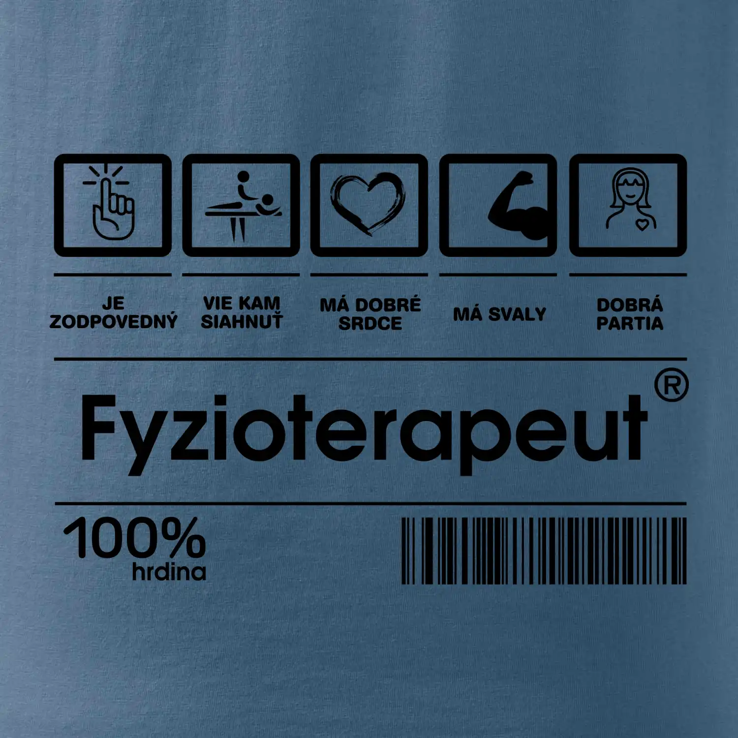Čiarový kód fyzioterapeut