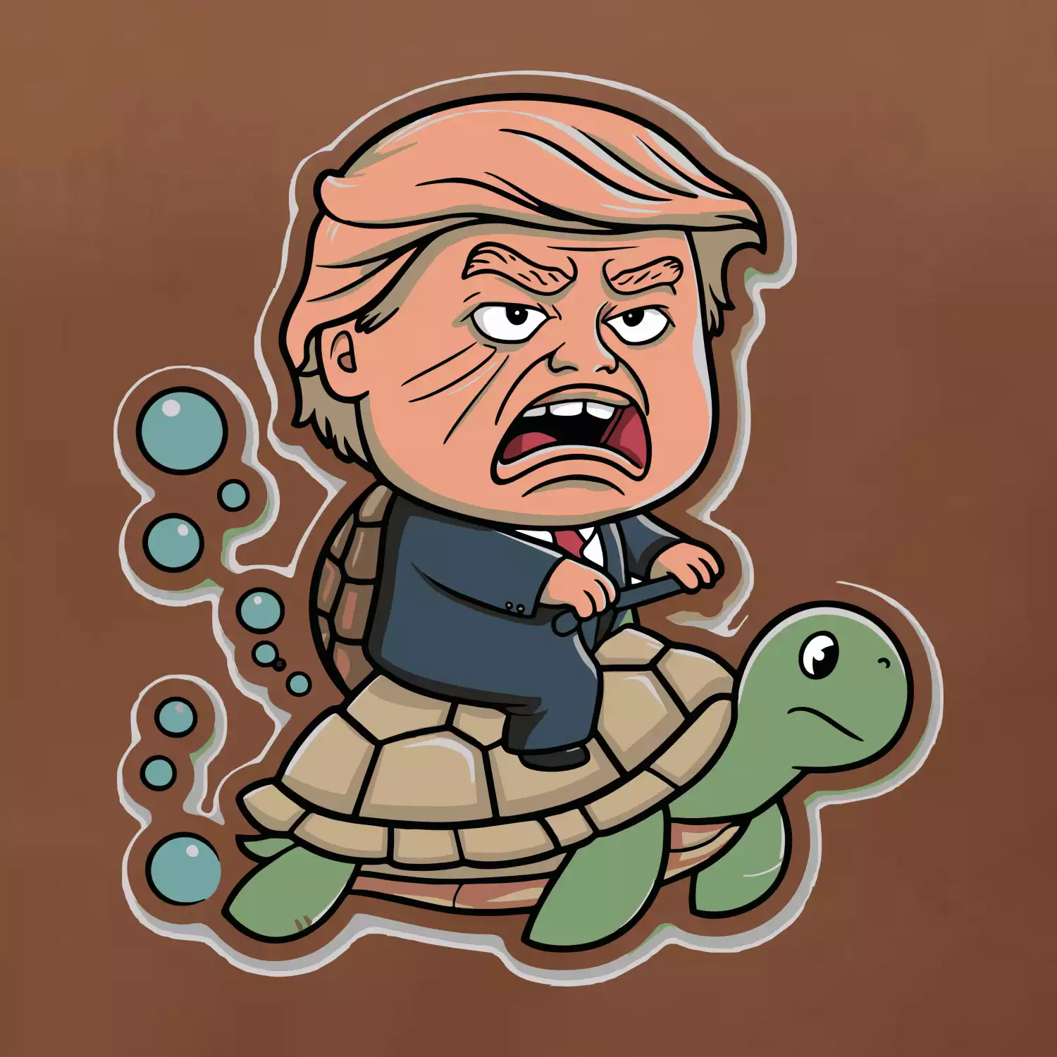 Trump a želva