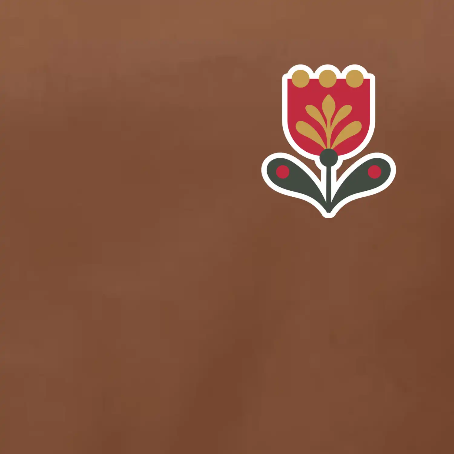 Folklor na prsu tulipán