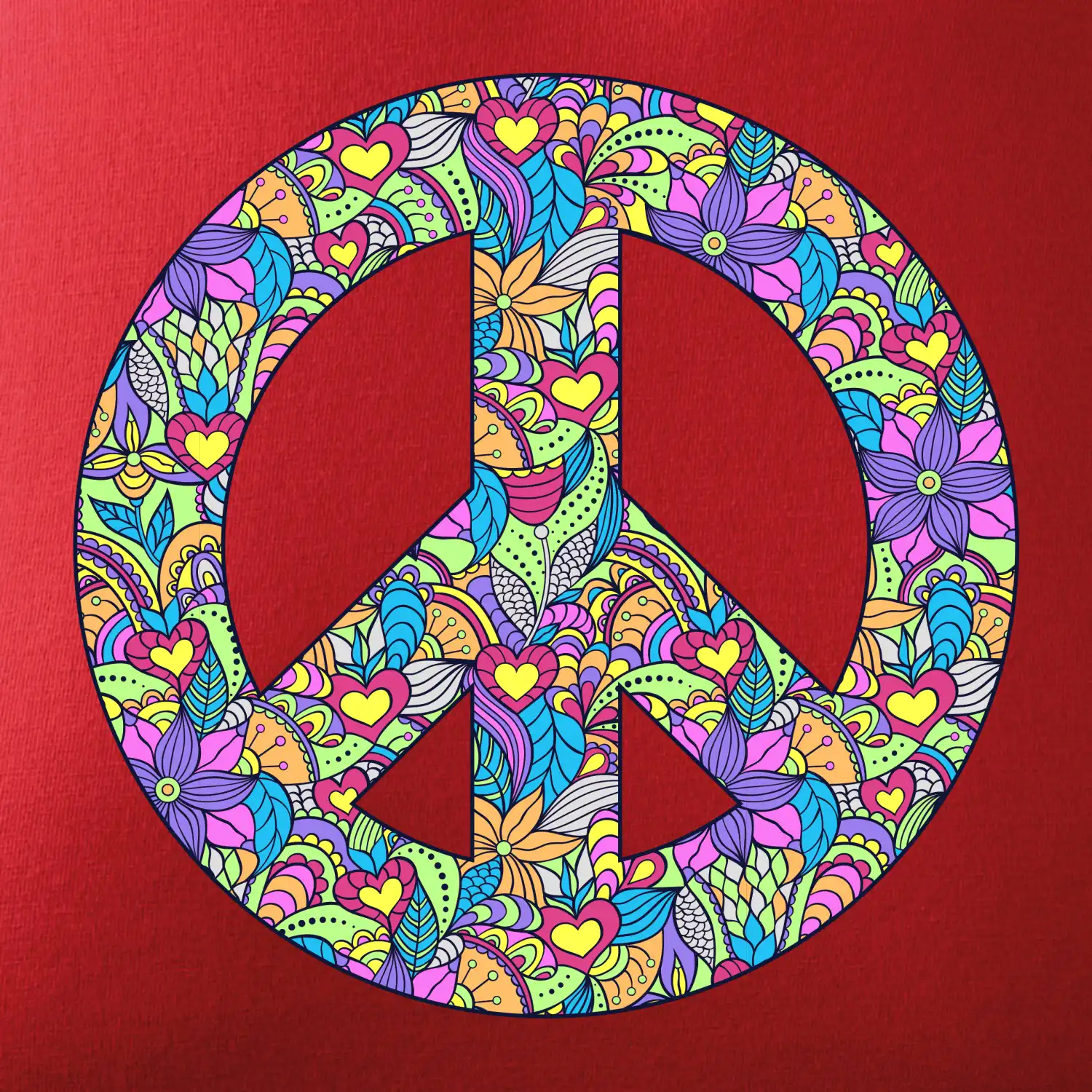 Peace symbol mandela