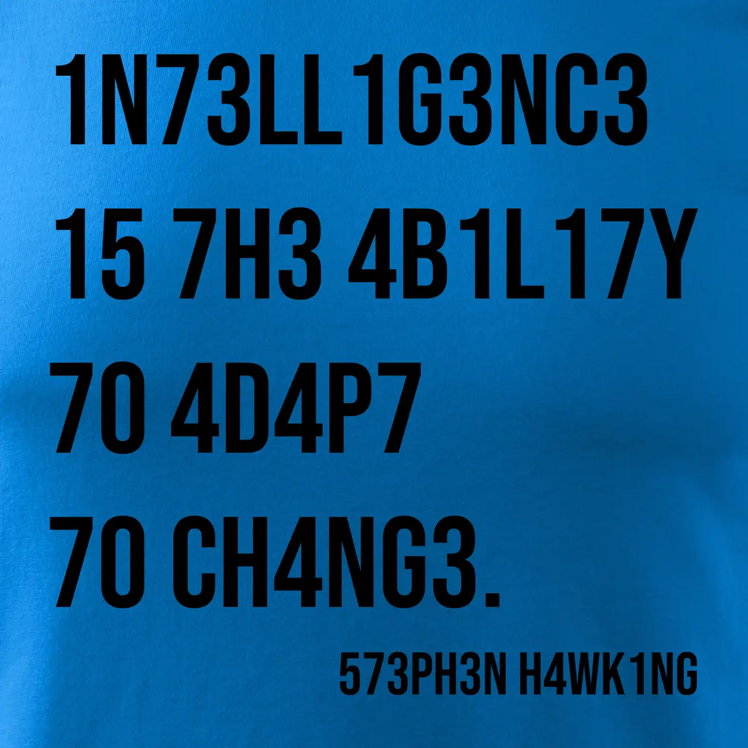 Test inteligence - Stephen Hawking