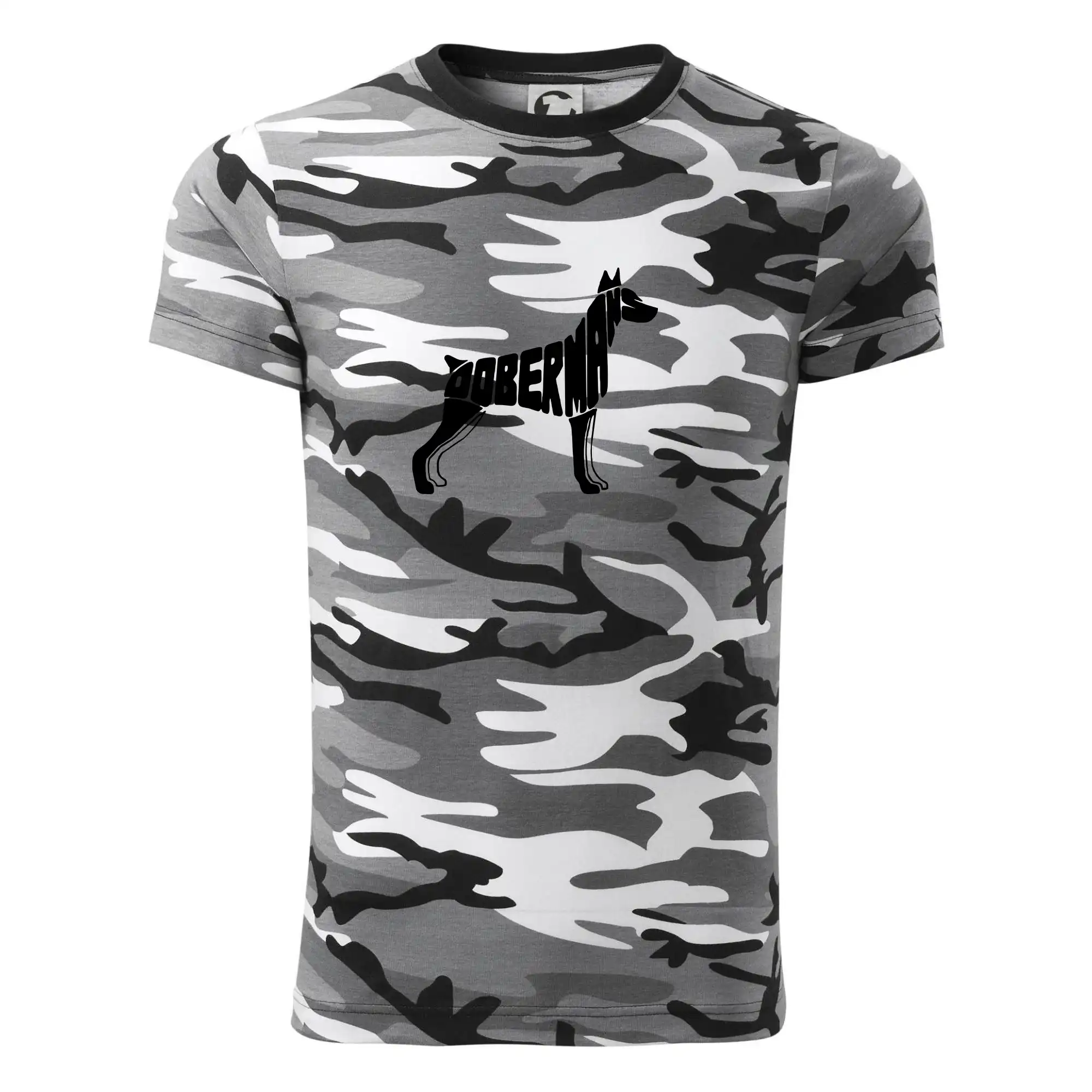 Dobrmans - nápis v tělě