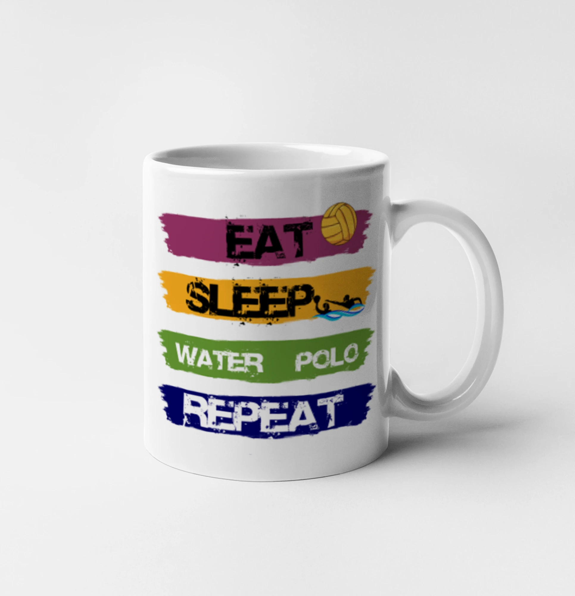 Eat sleep watter polo barevné