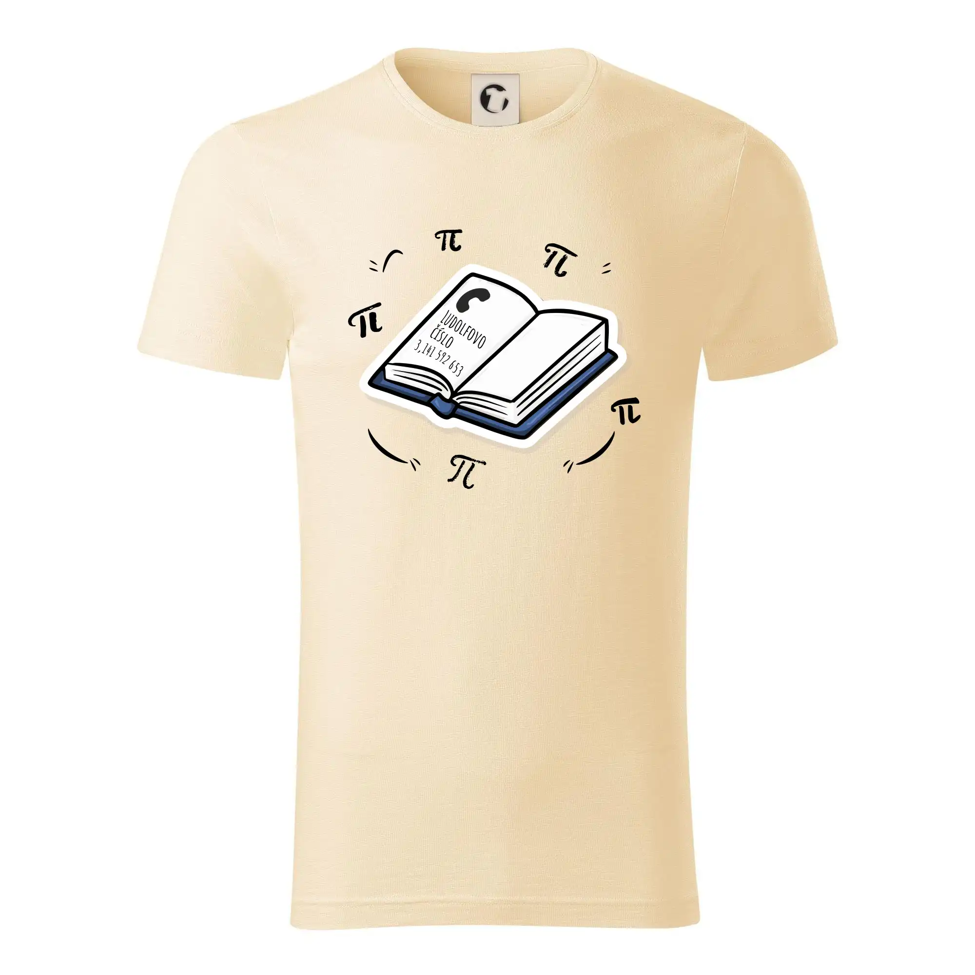 Vtipné tričká pre matematiky - Ludolfovo číslo pí - Tričko z organickej bavlny