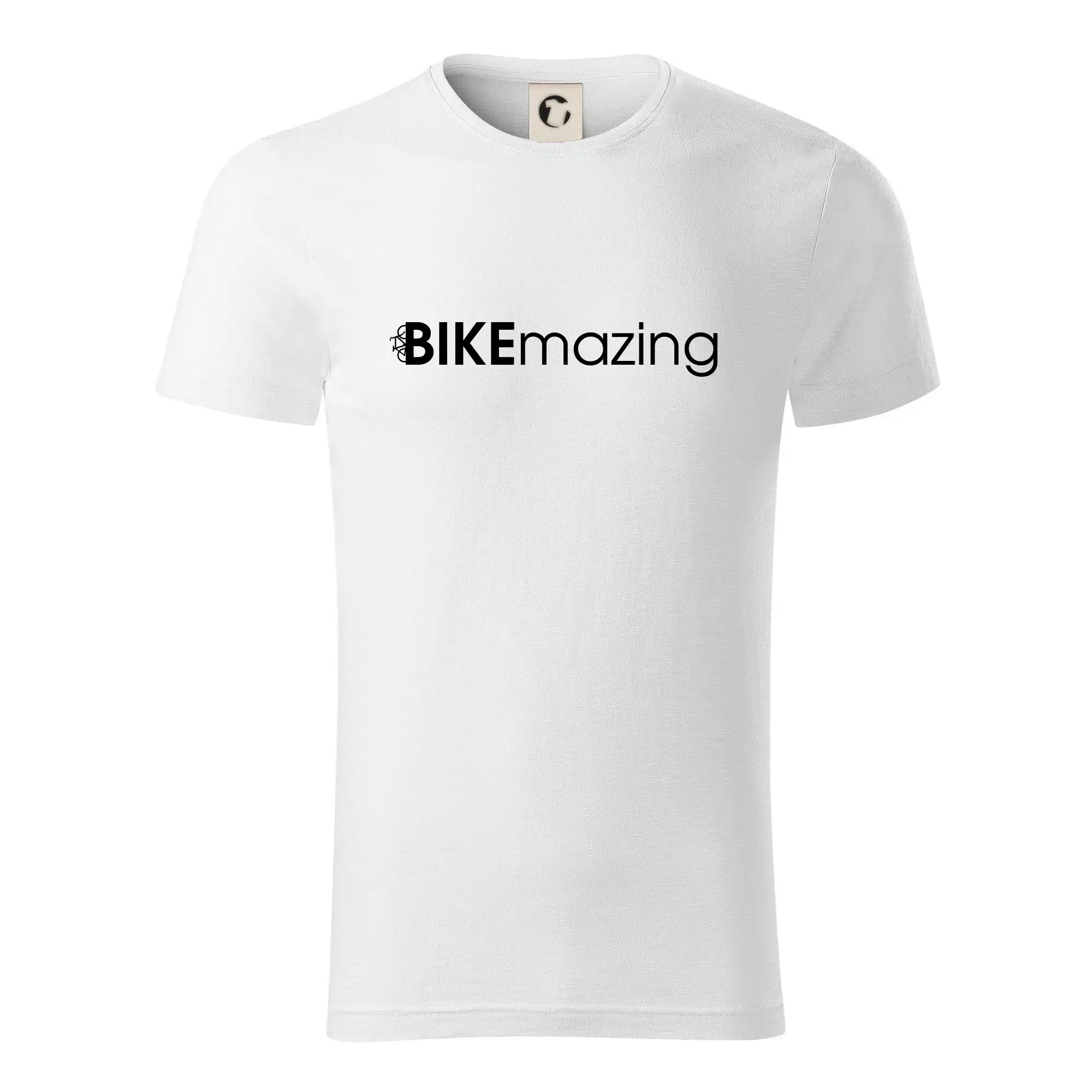 Tričko ako darček pre cyklistu - Bike nápisy Bikemazing - Tričko z organickej bavlny