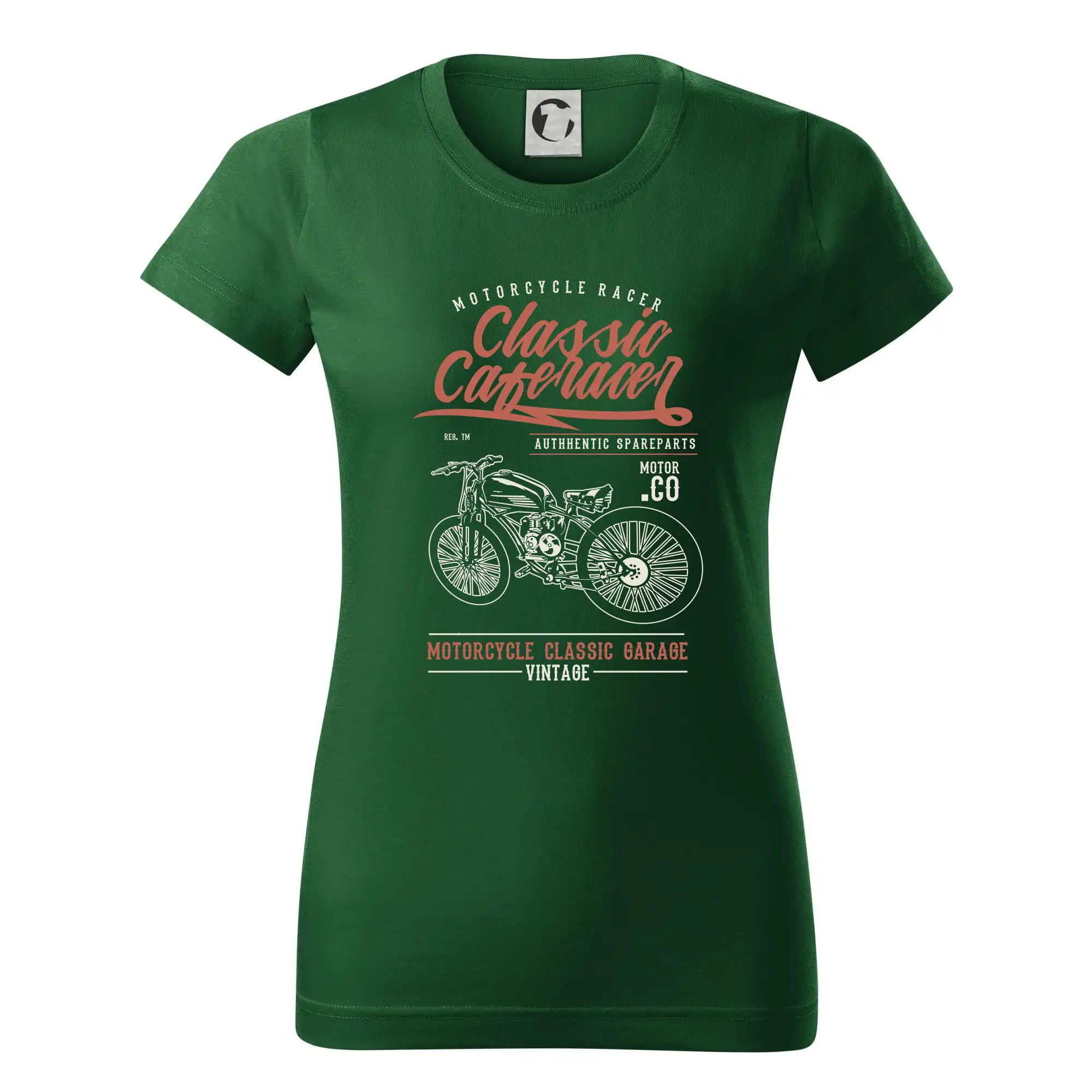 Classic Caferacer - Dámske tričko basic - ľahko voľnejšie a dlhšie