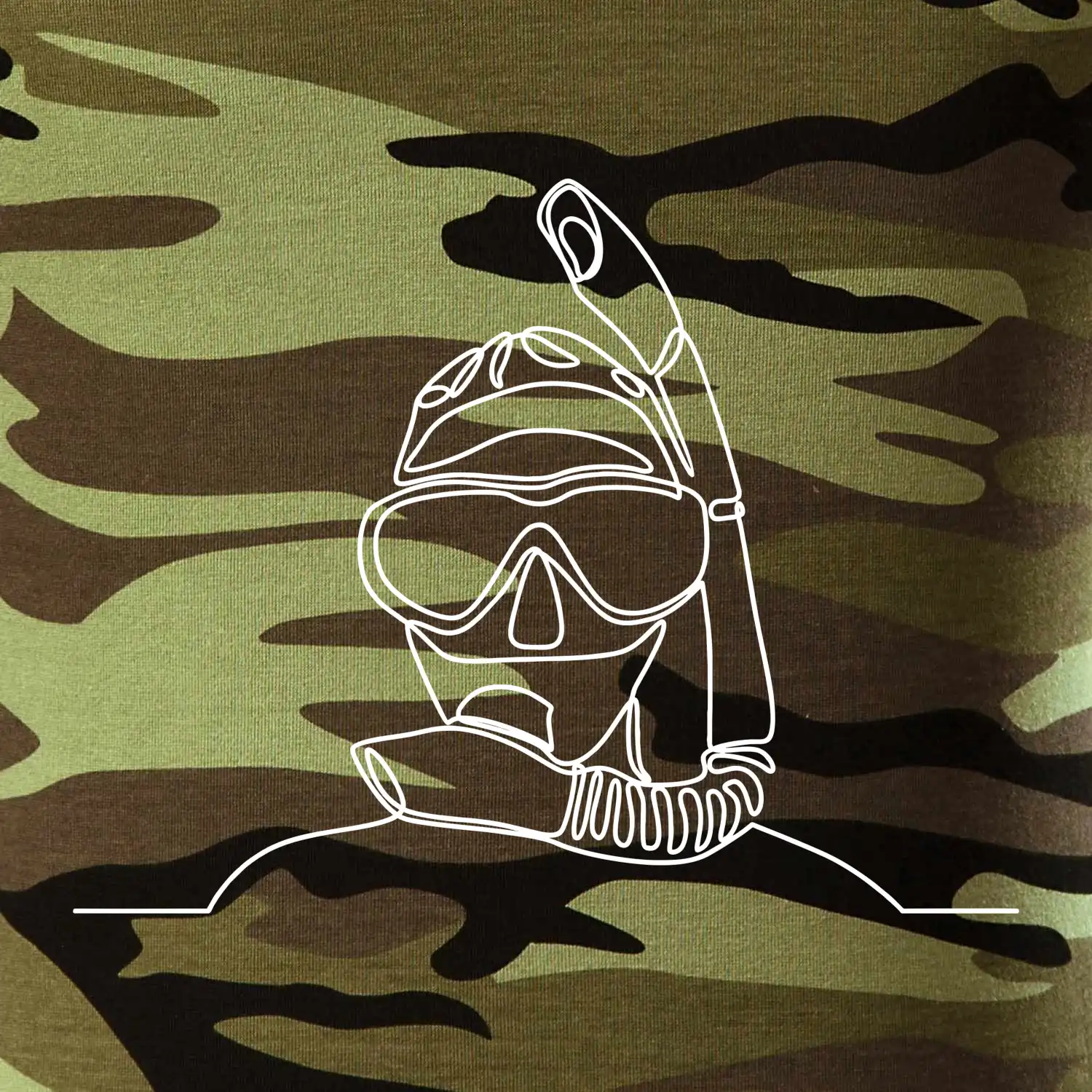 Potápěč jedním tahem