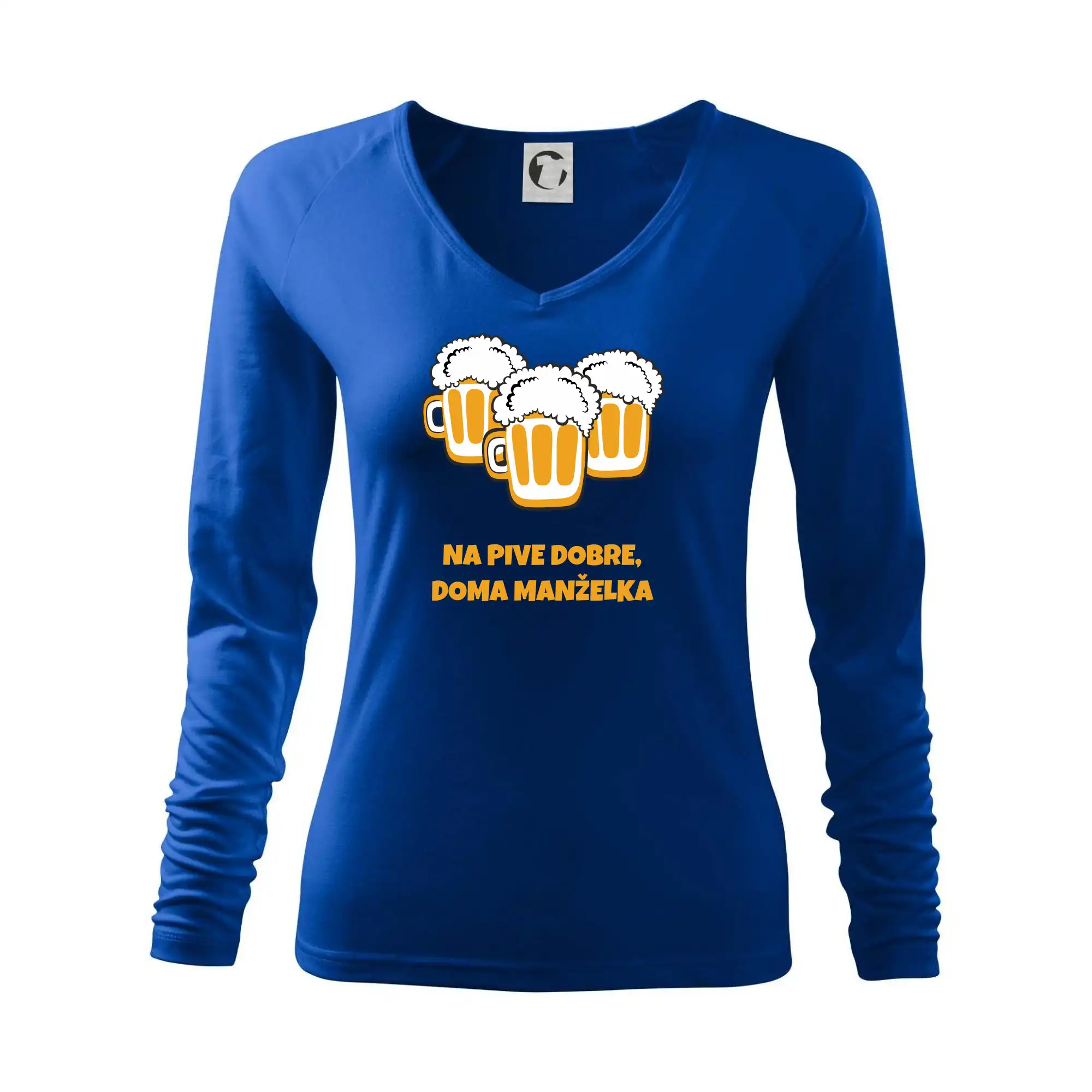 Tričká na párty - Na pive dobre (Pecka design) - Tričko dámske Elegance