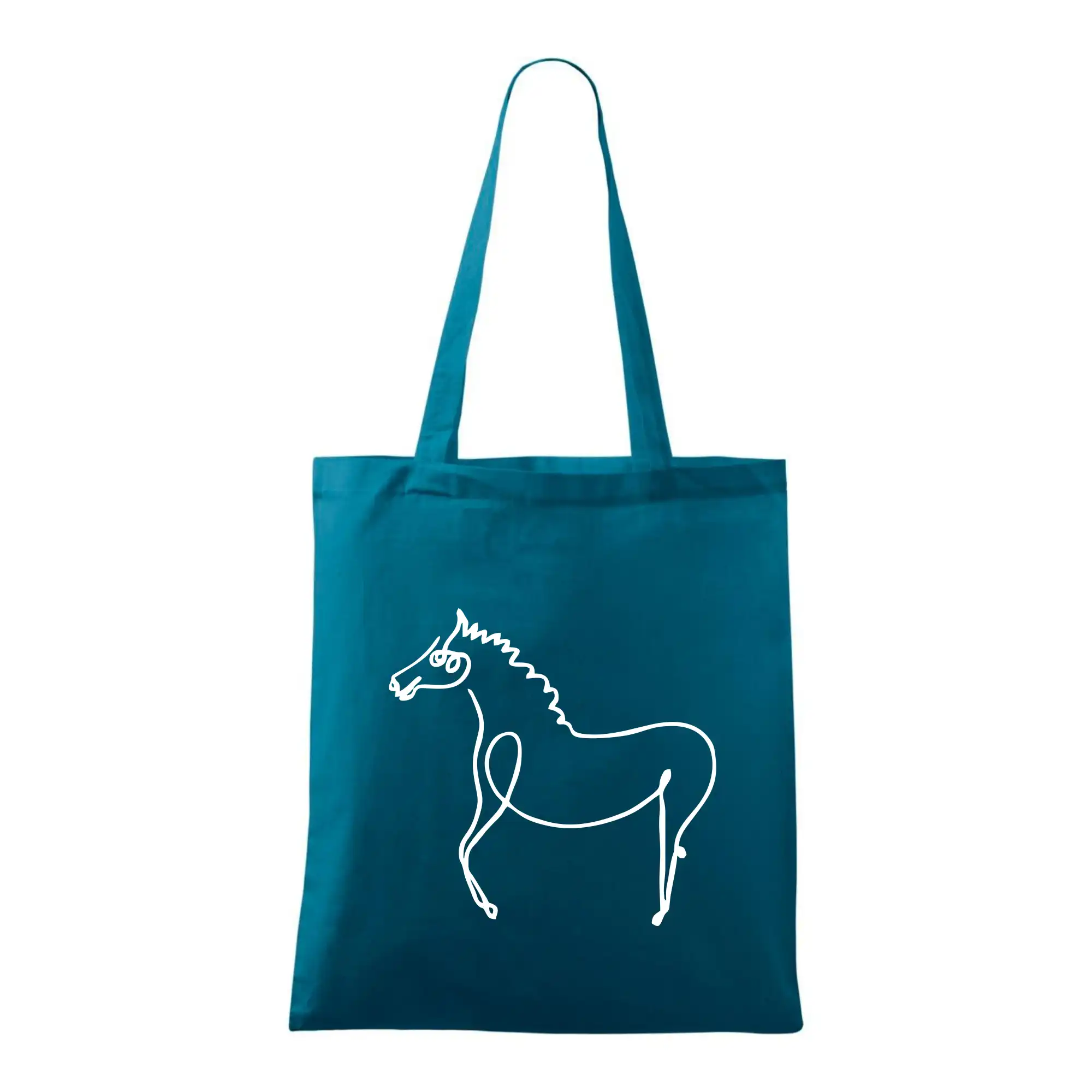 Tričká s koňmi - Kôň kreslený - Taška bavlnená