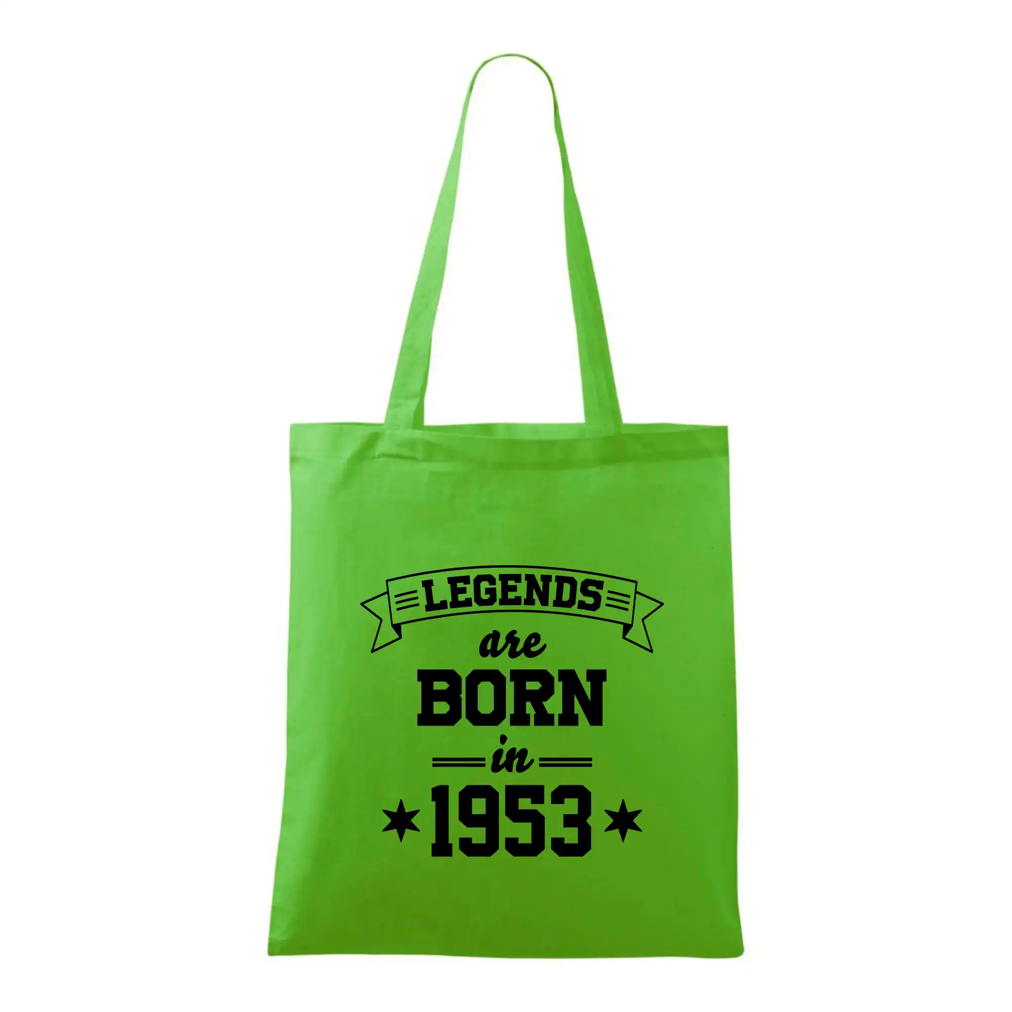 Tričká k narodeninám - Legends are born in 1953 - Taška bavlnená