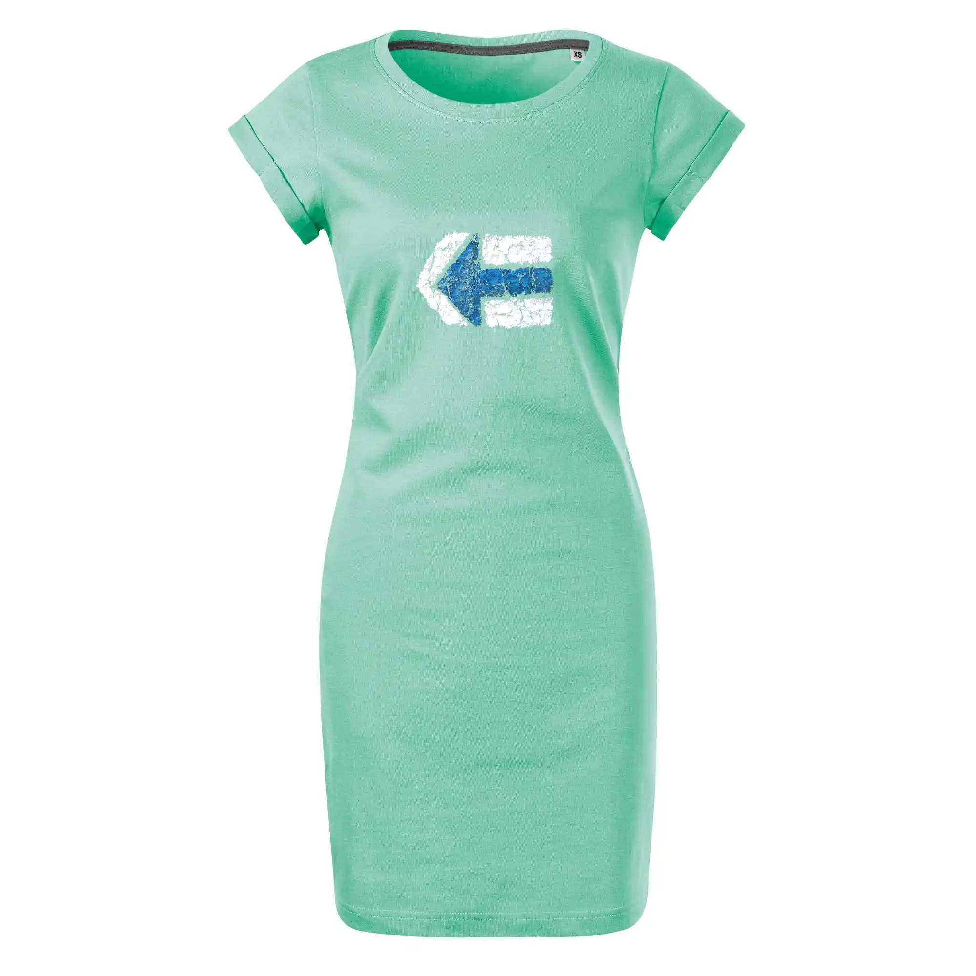 Trička na kempovanie - Párová turistická značka modrá - Tričko Šaty FREEDOM