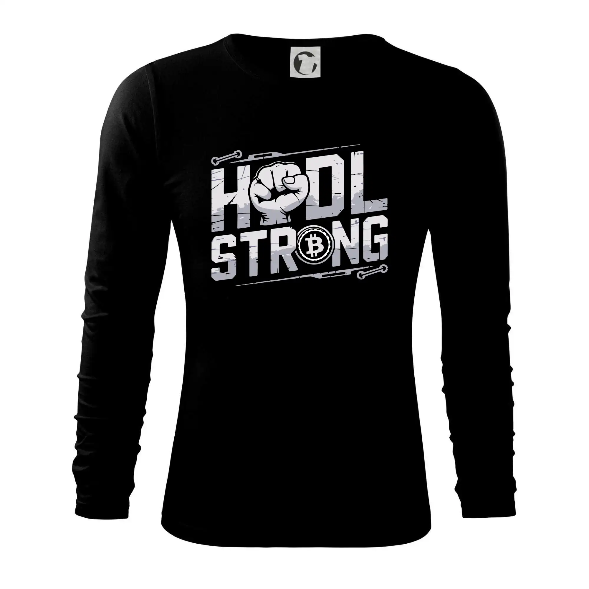 HODL Strong - Tričko s dlhým rukávom FIT-T long sleeve