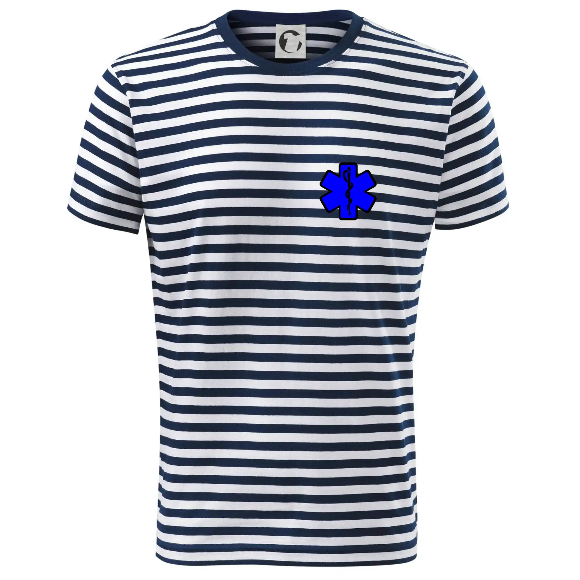 Tričká a mikiny pre záchranárov a lekárov - Kvalitné oblečenie pre zdravotníkov - Rescue - Hviezda na prsníku + nápis na chrbte - Tričko na vodu