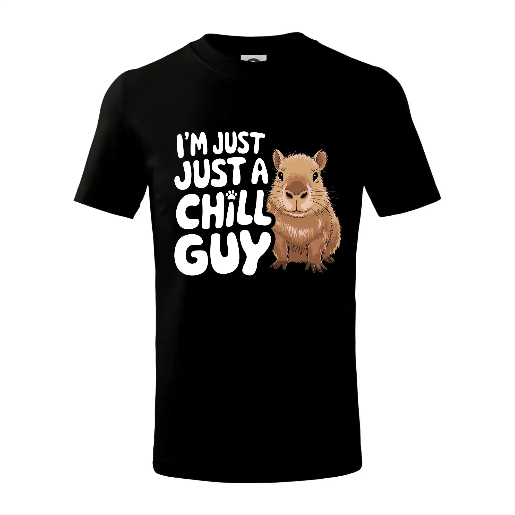 Tričká so zvieratami - Capybara I'm Just a Chill Guy - Tričko detské bavlnené