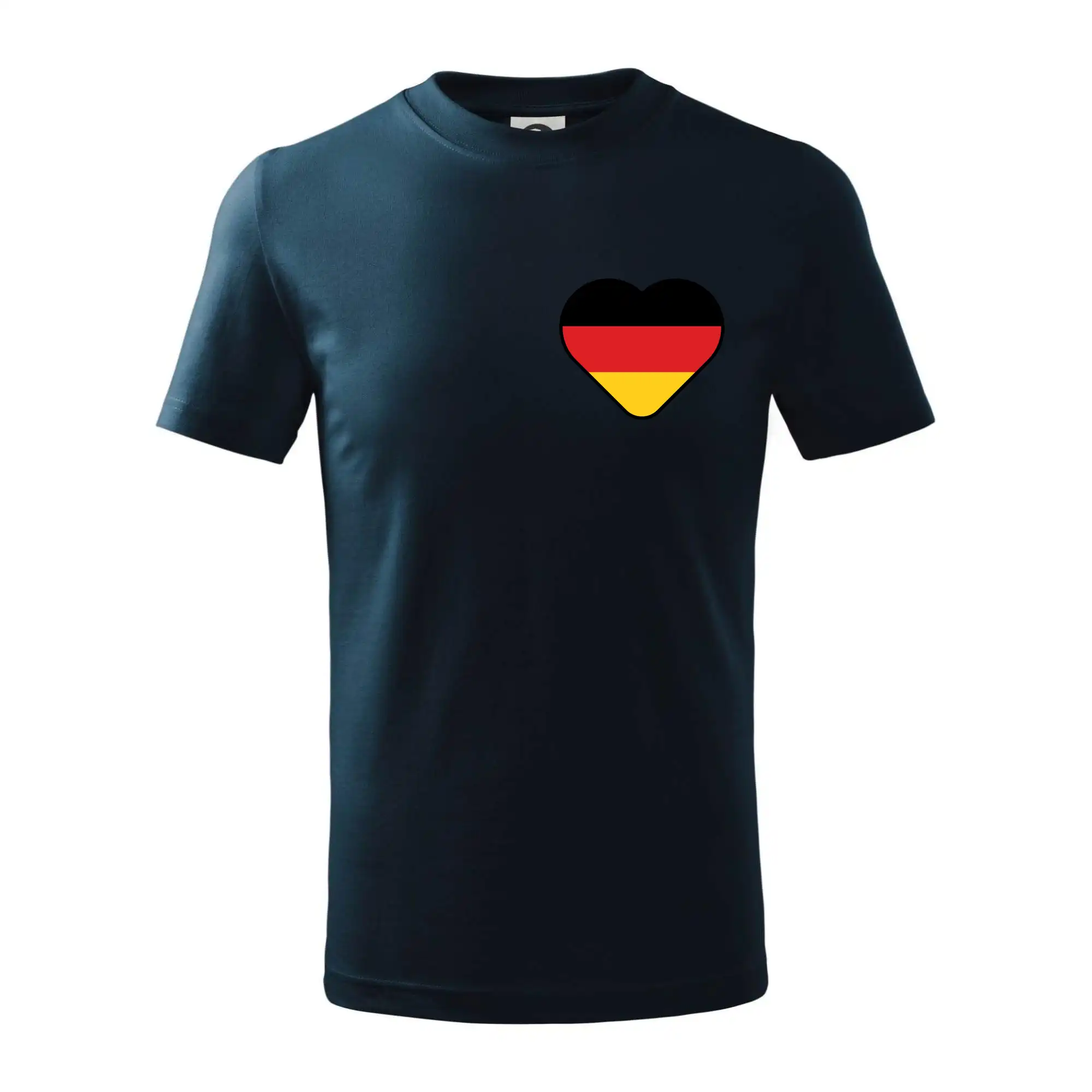 Tričká Nemecko - Germany love prso - Nemecká vlajka - Tričko detské bavlnené