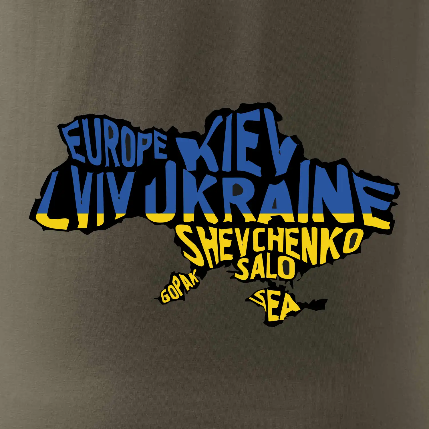 Ukrajina - jména měst - Evropa