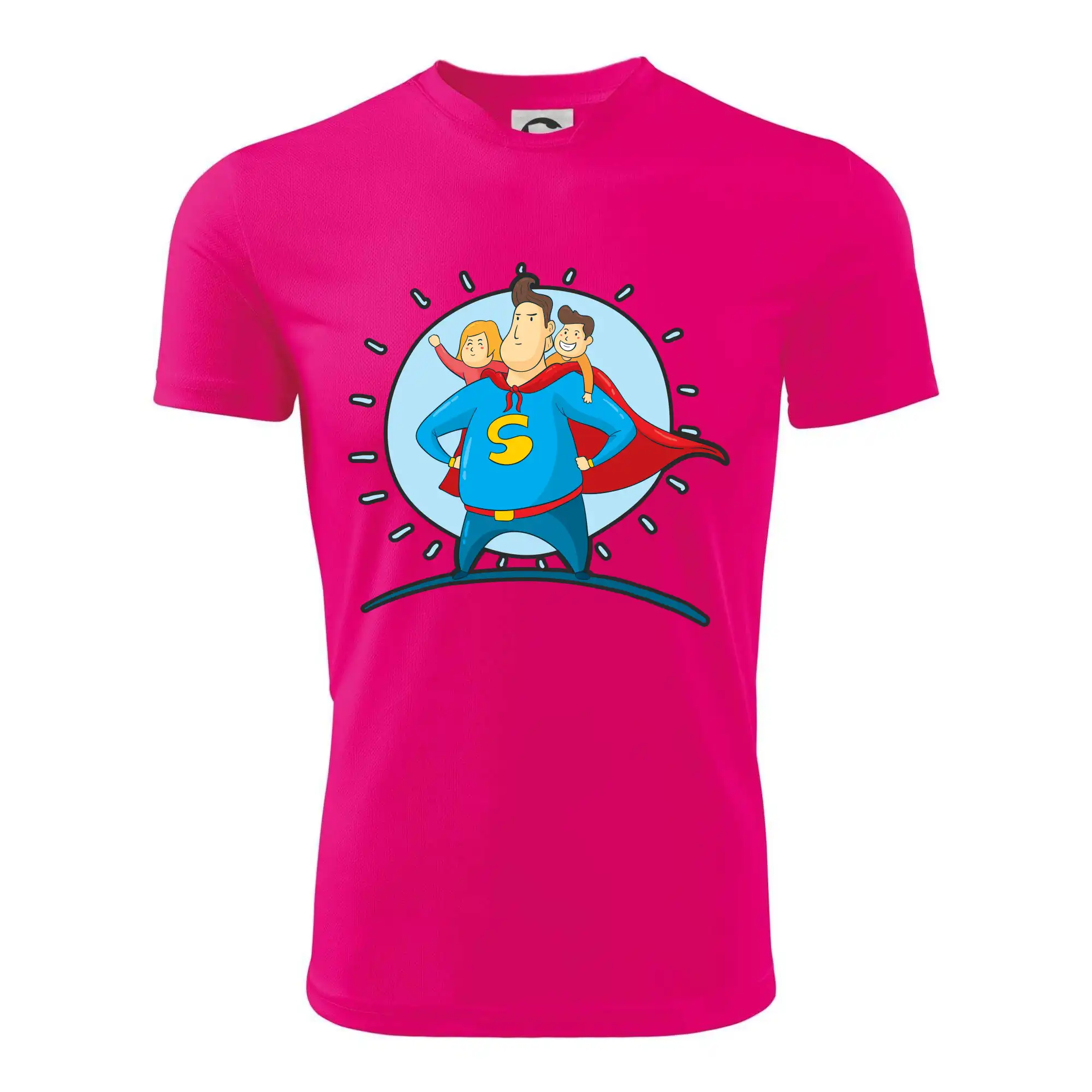 Táta superman - holka a kluk