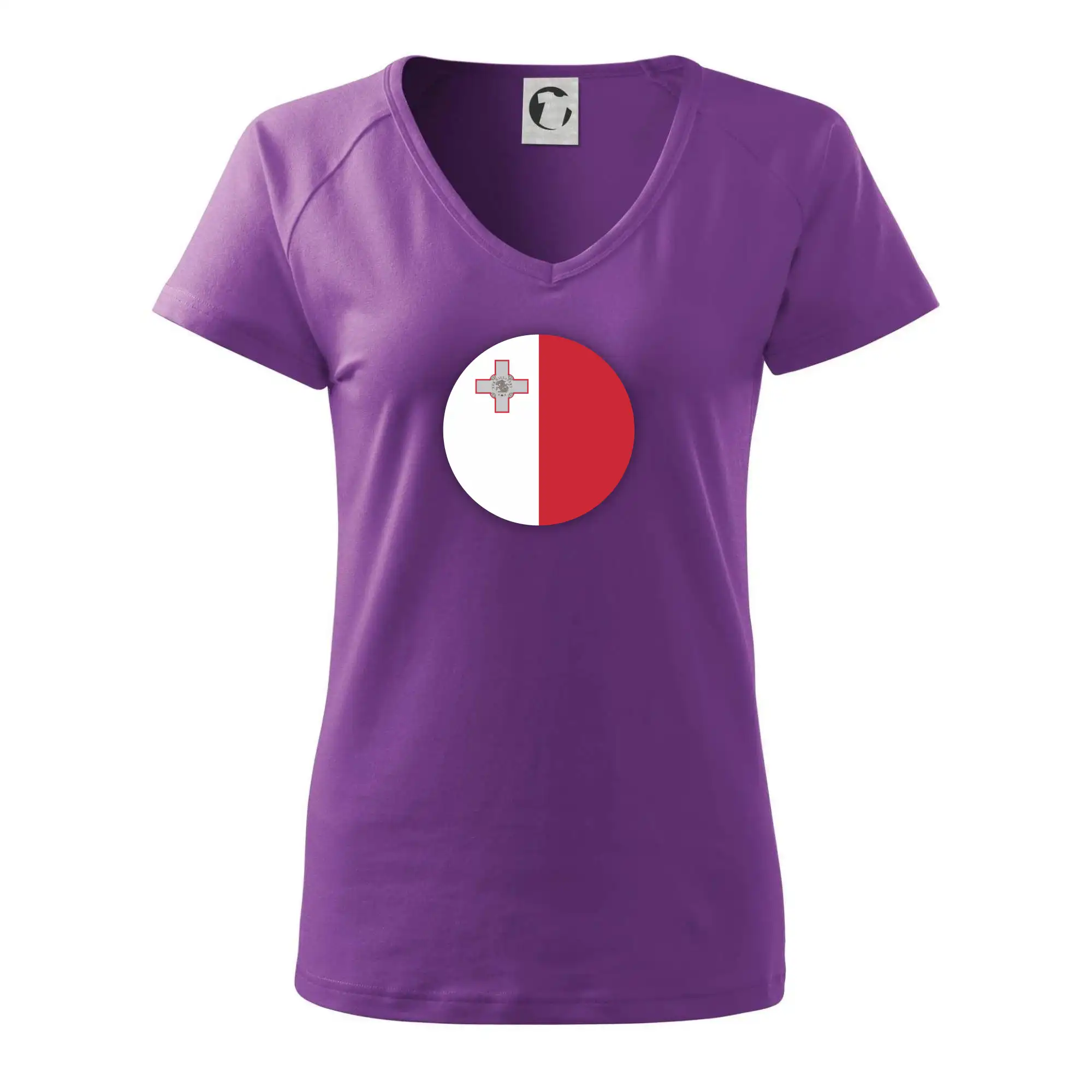 Vlajka Malta kulatá velká