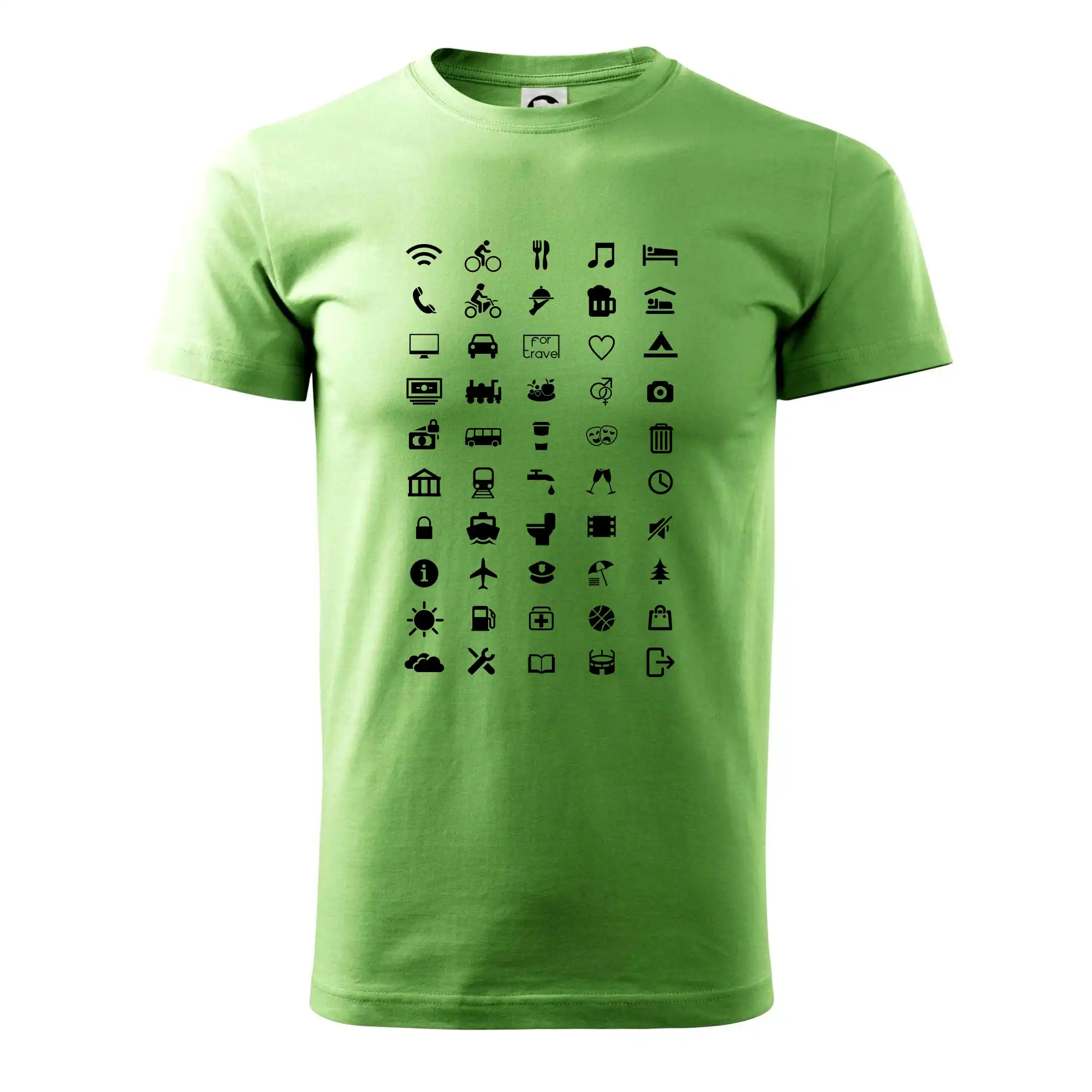 Trička pre cestovateľov - FOR TRAVEL - slovník na cestovanie - Pánske tričko nižšej gramáže