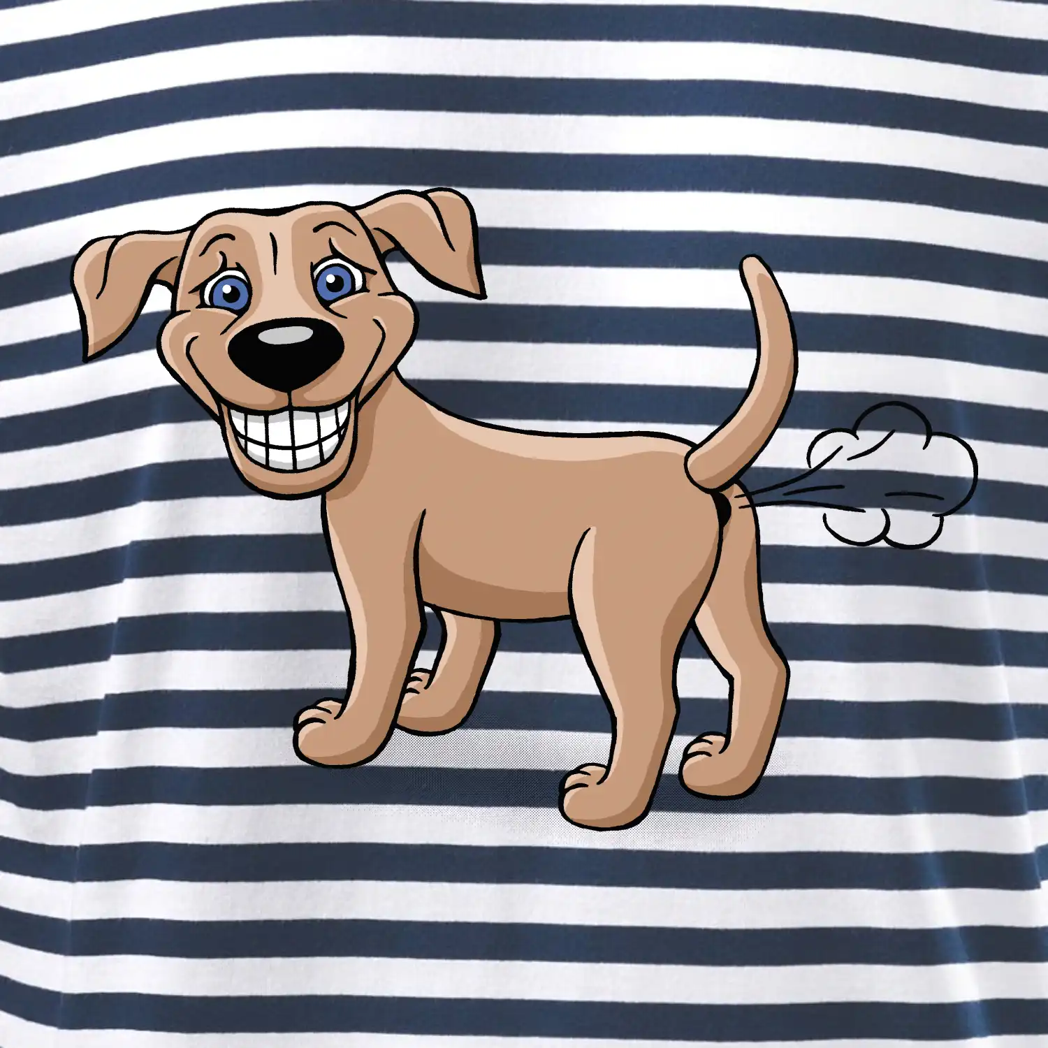 Prdící pes kreslený (Hana-creative)