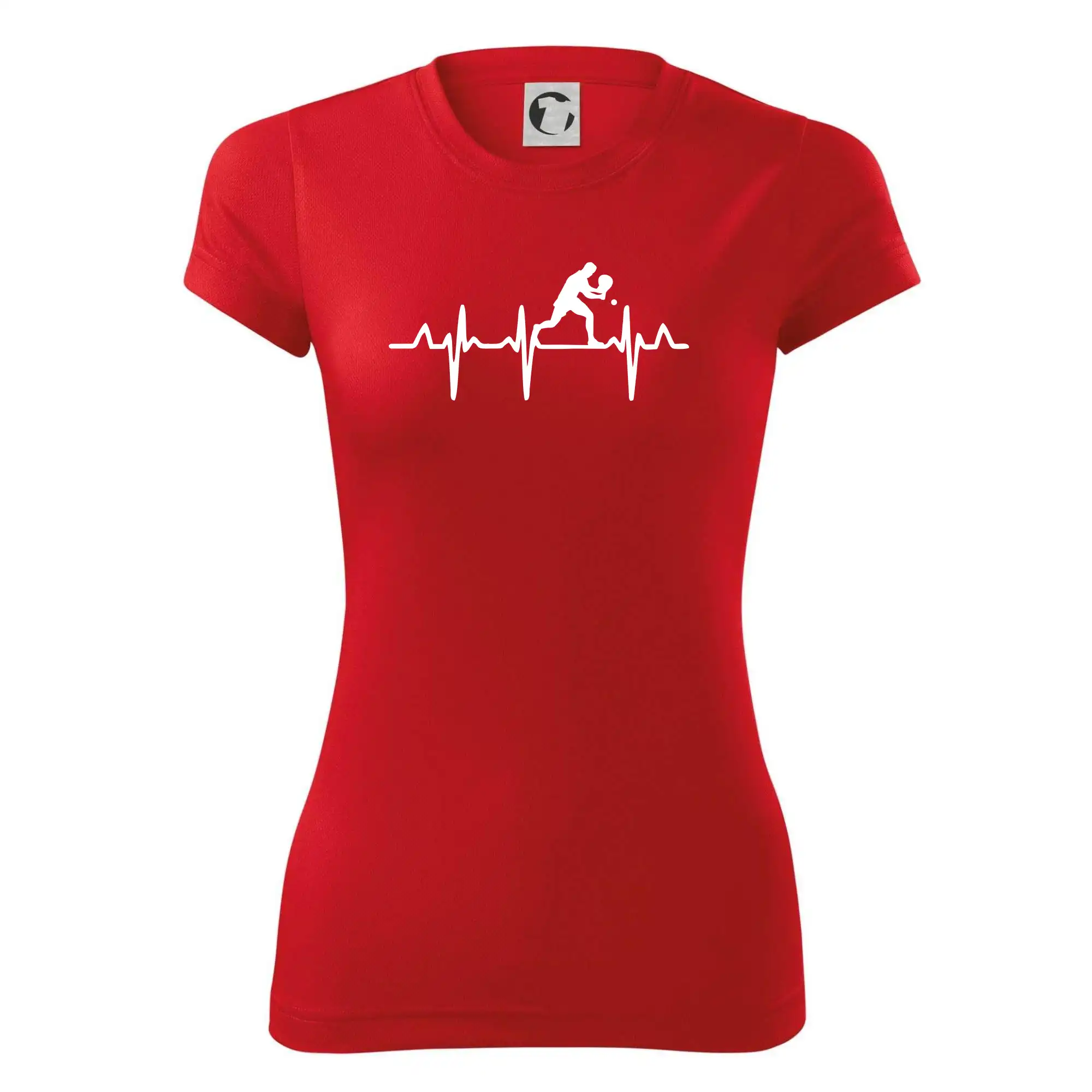 EKG stolní tenista stojící