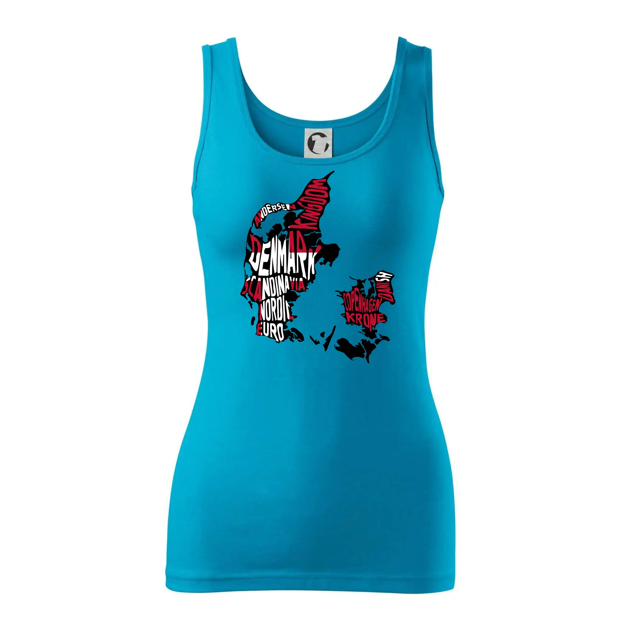 Mapy - názvy měst - Dánsko