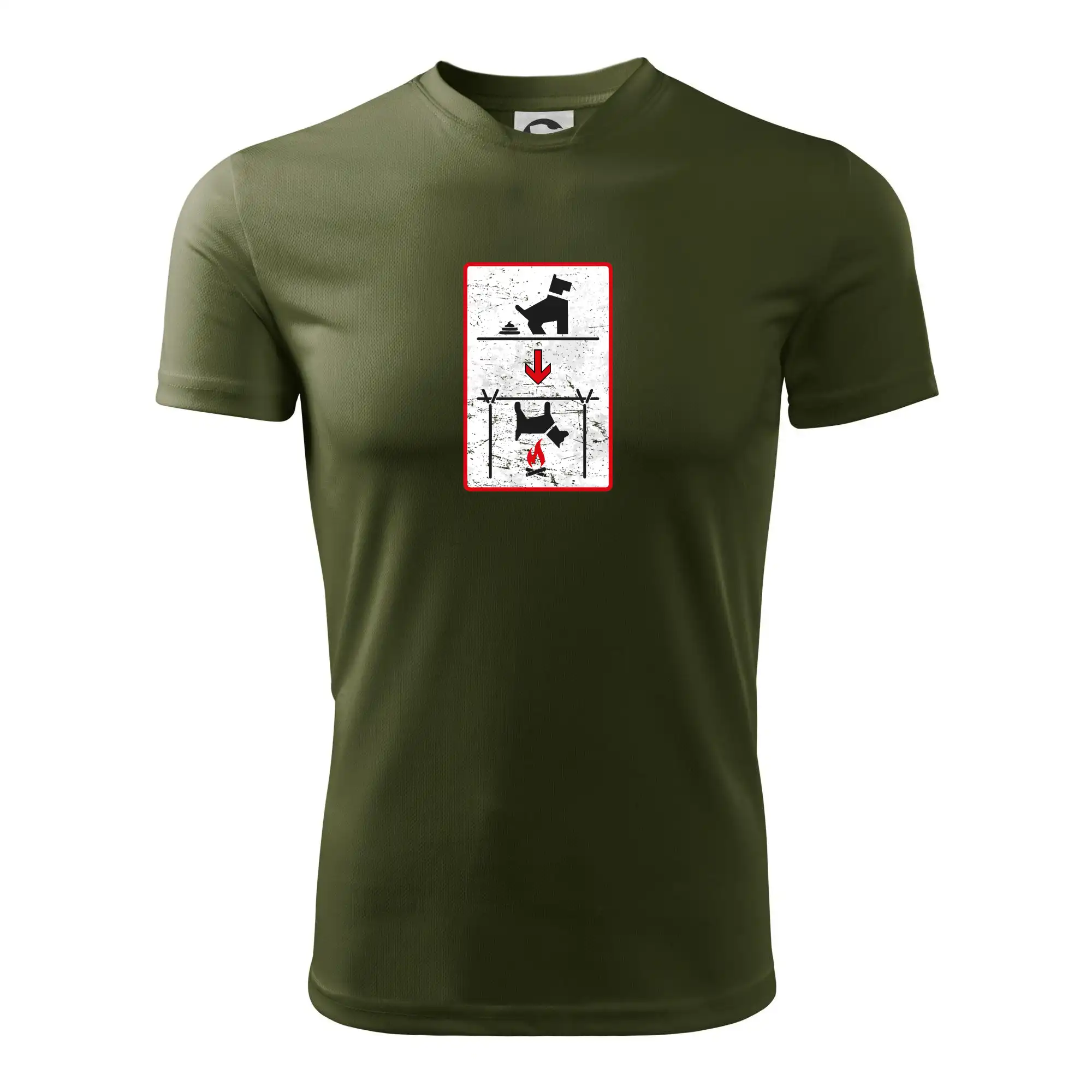 Tričko pro odpůrce sraní na chodníku