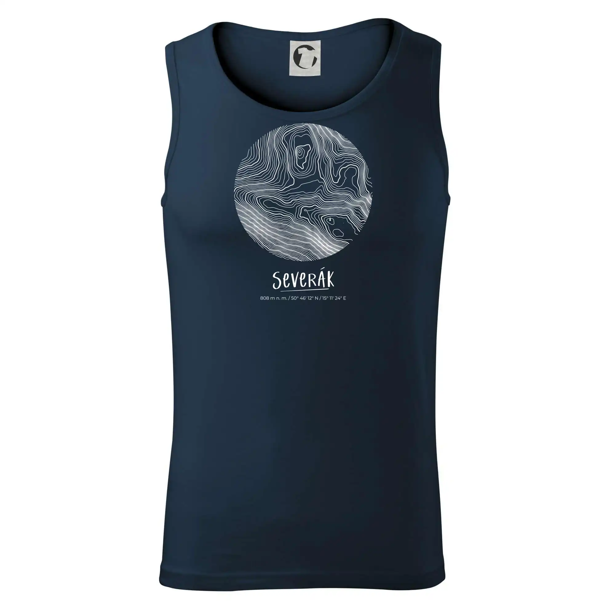 Severák - vrstevnice v kruhu