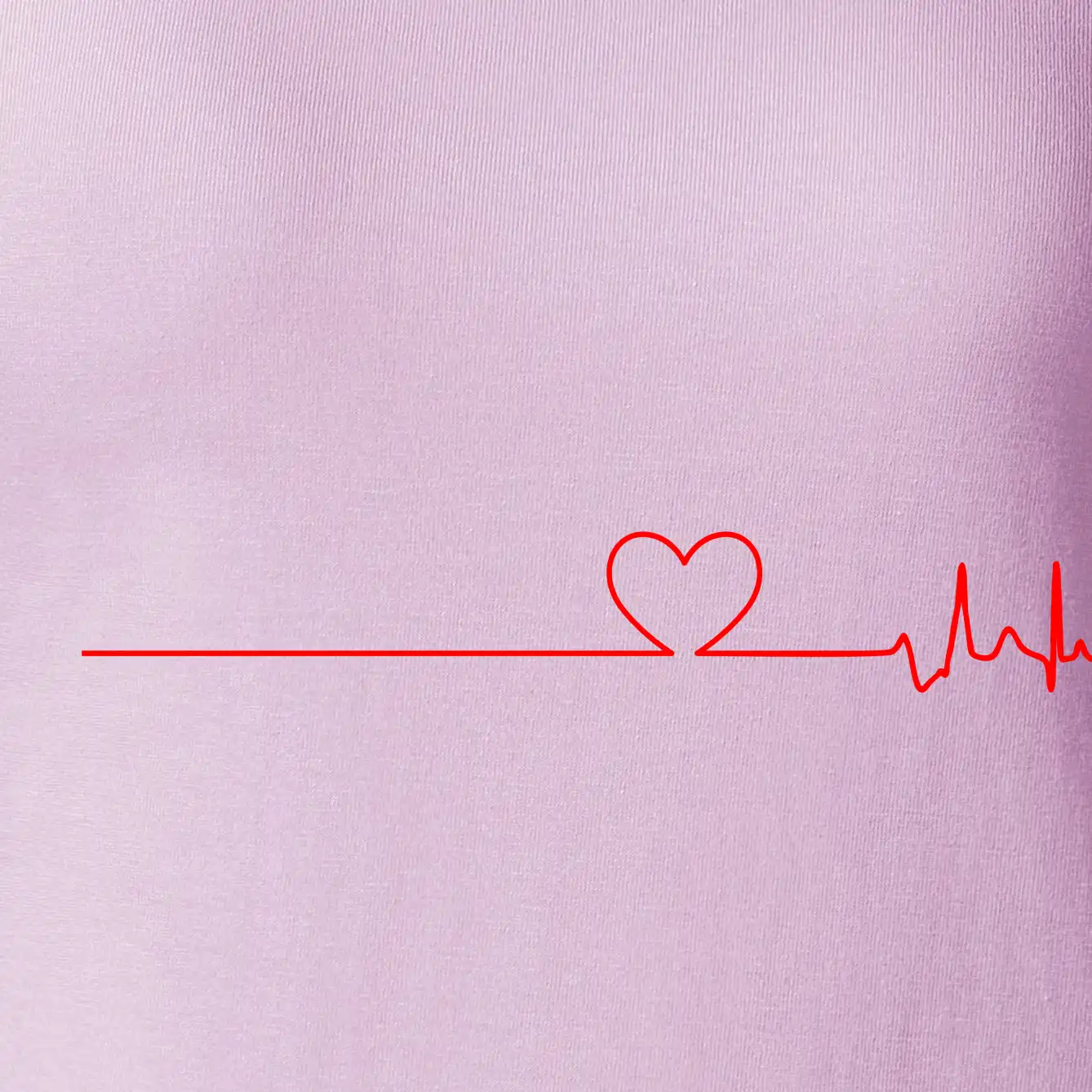 Poker EKG srdce červené