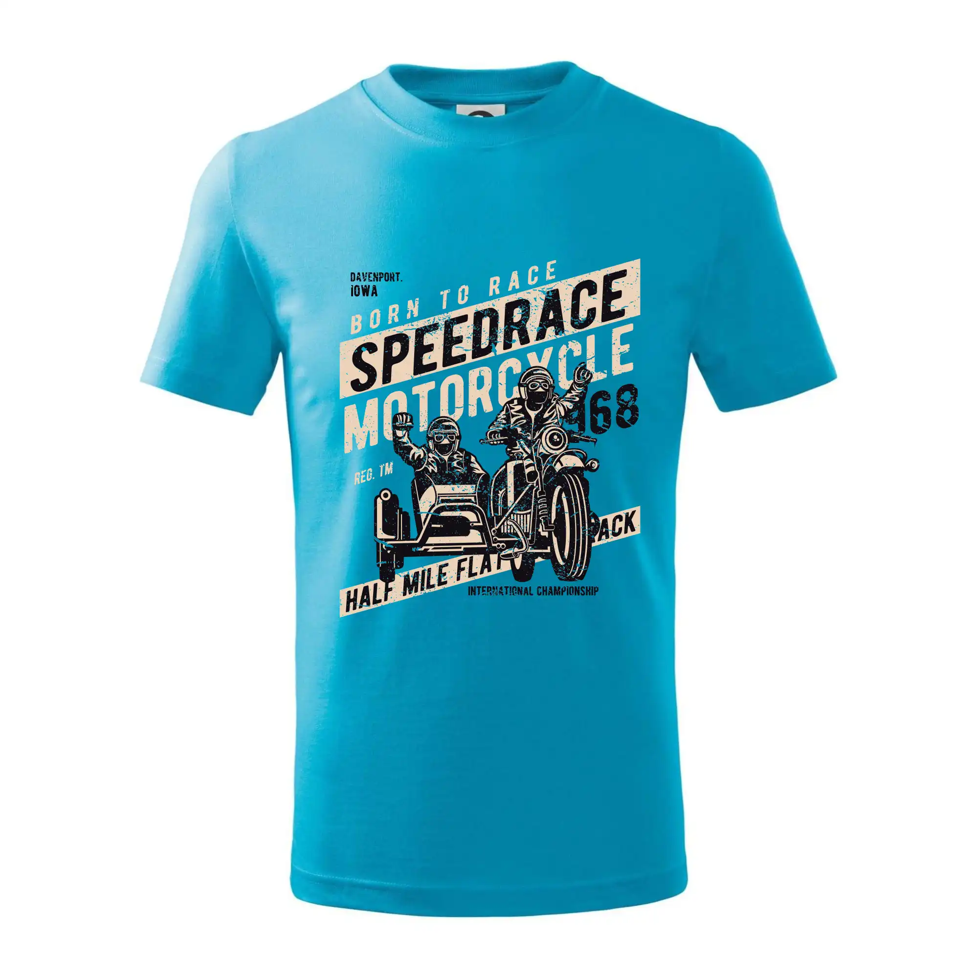 Speedrace motrcycle half mile