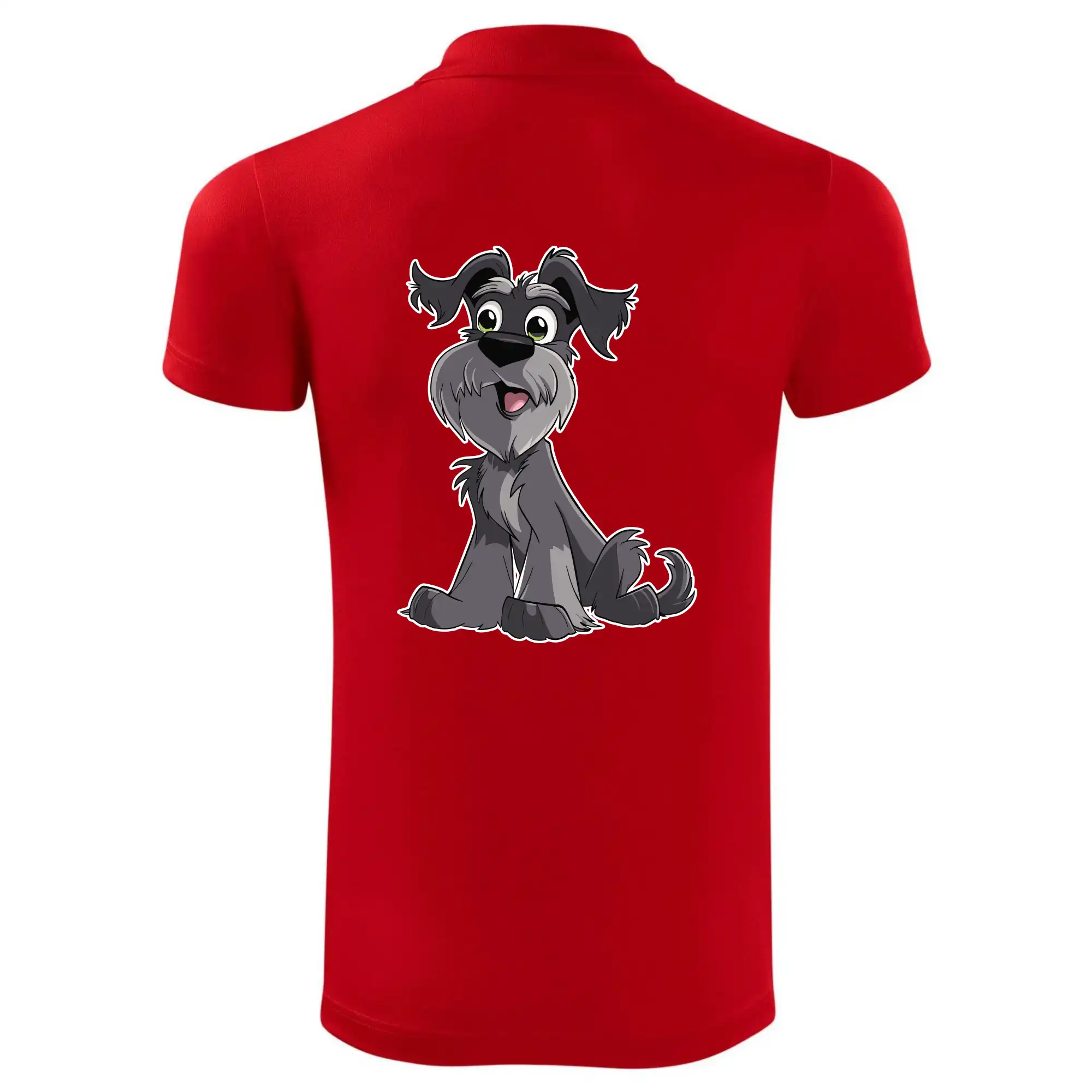 Knírač kreslený sedící