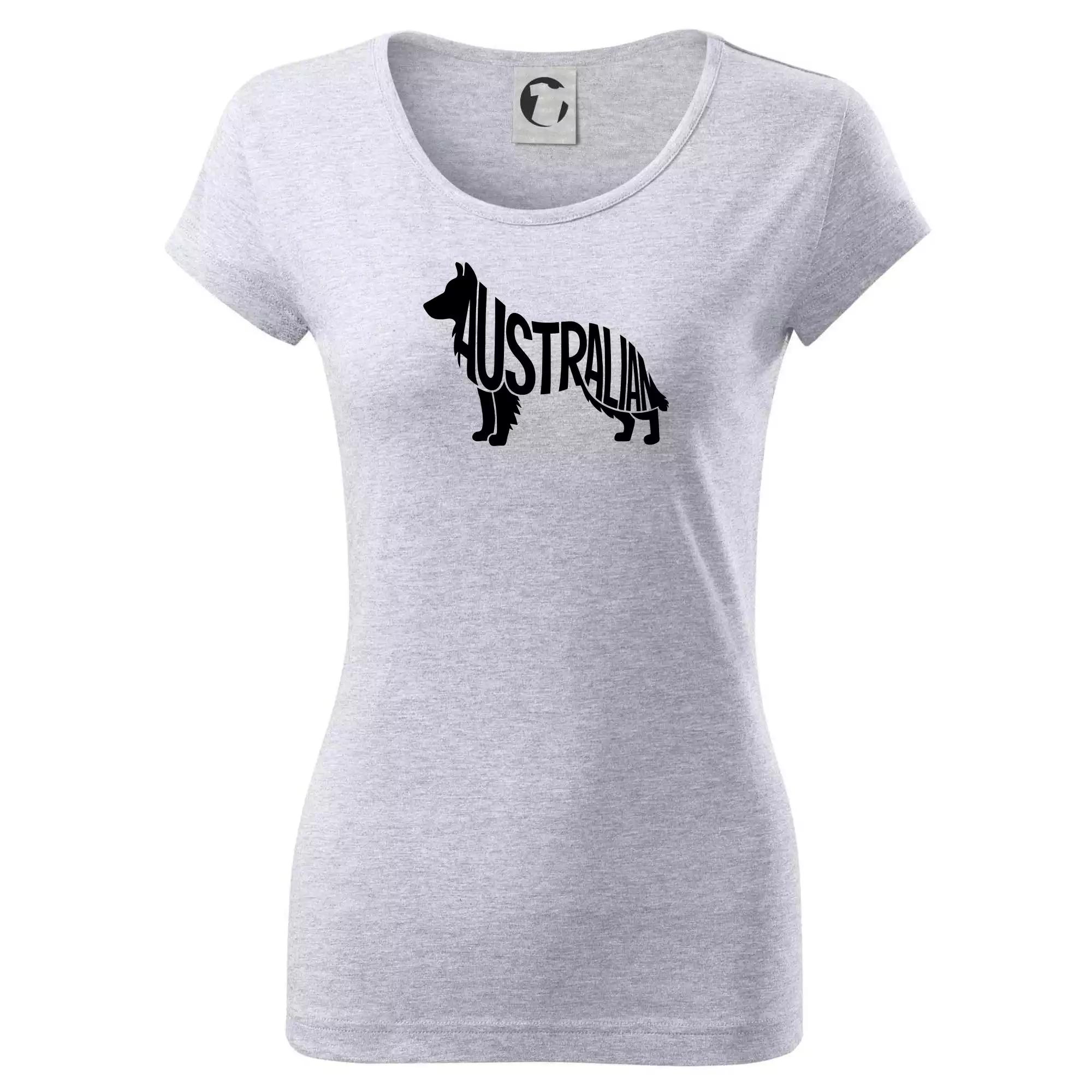 Australský Ovčák - nápis v těle