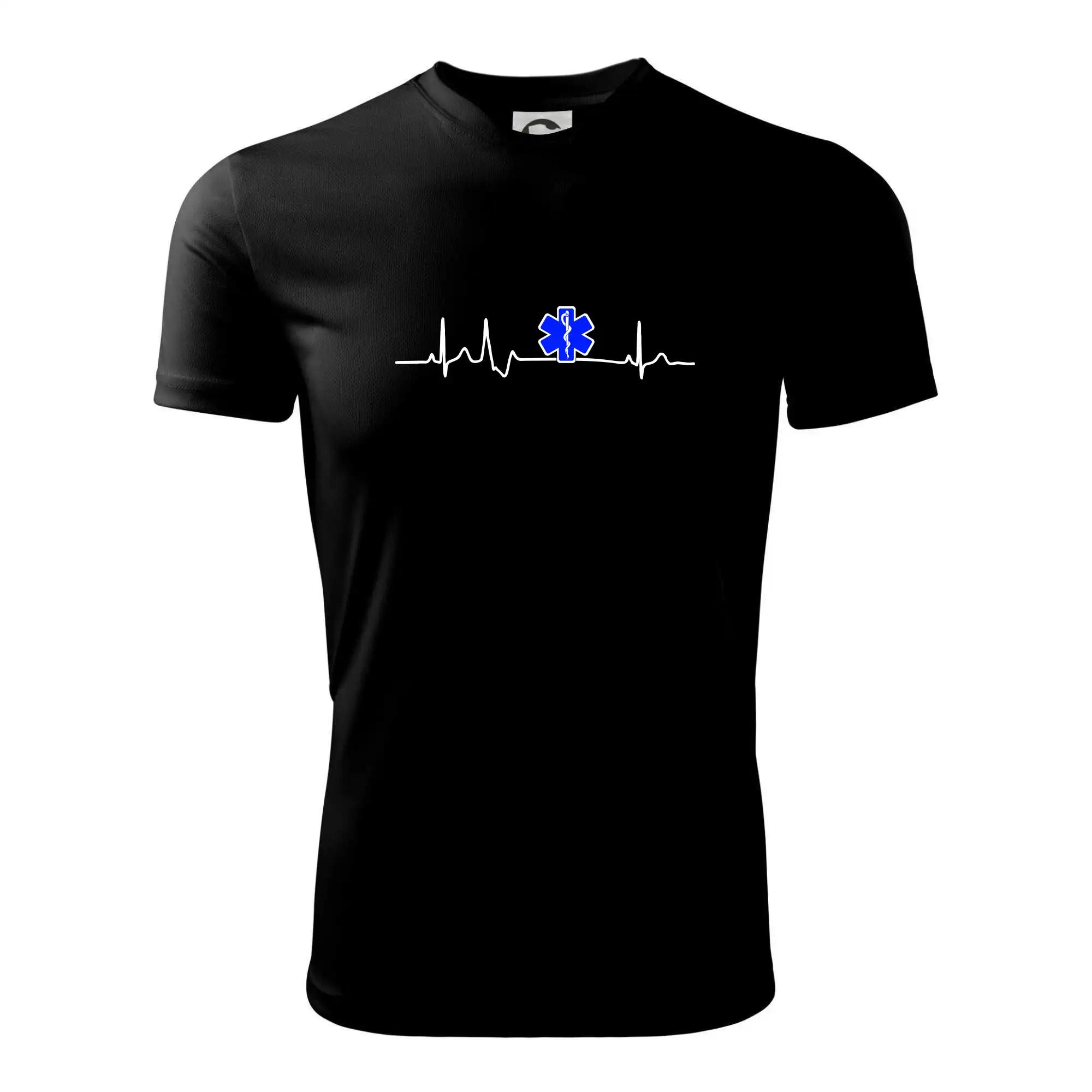 EKG rescue modrá hvězda