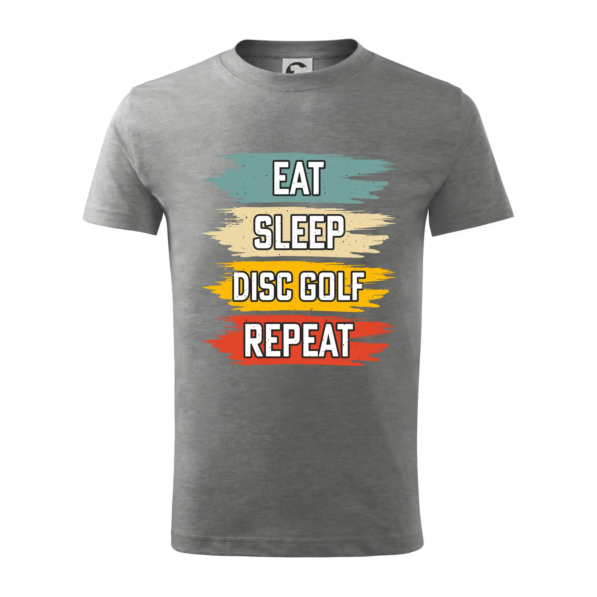 Disc Golf eat sleep barevné - Tričko detské bavlnené
