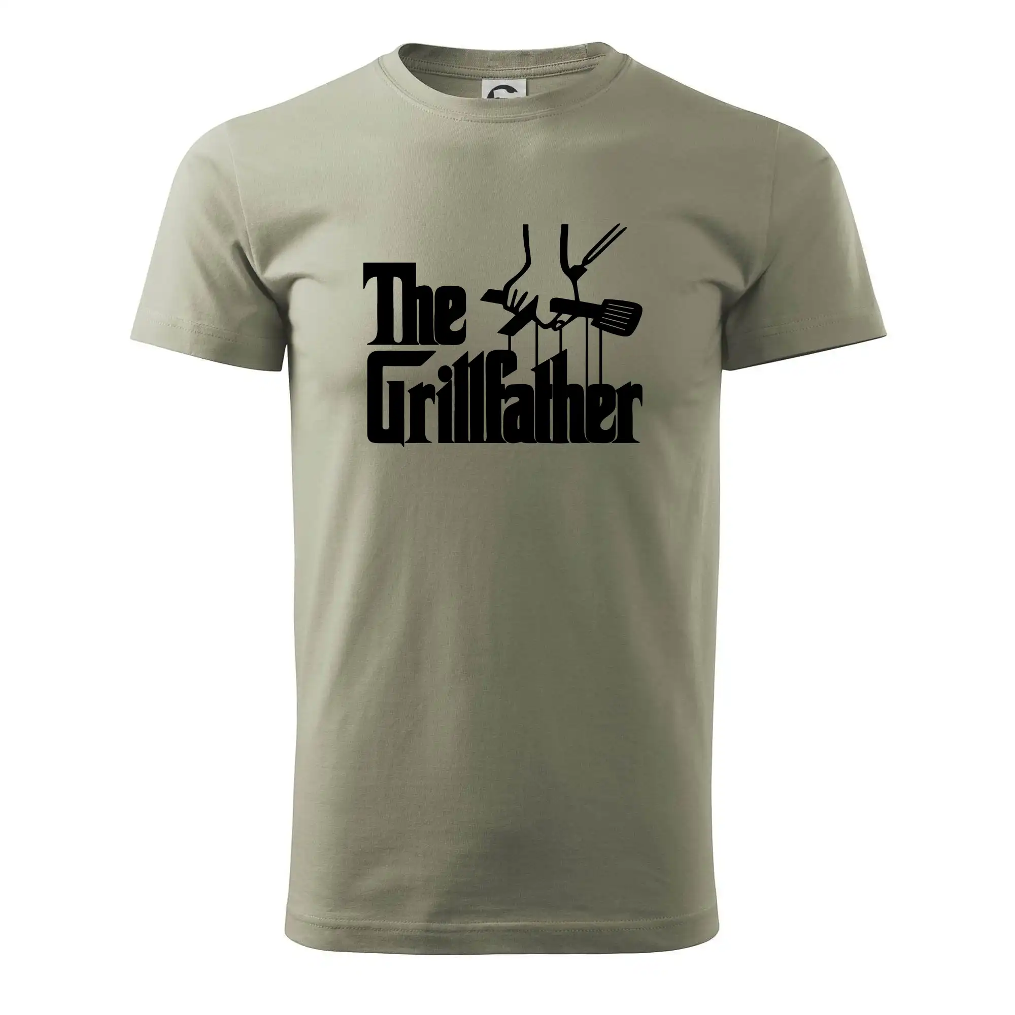 Tričká a zástery na grilovanie - The Grillfather - Pánske tričko nižšej gramáže