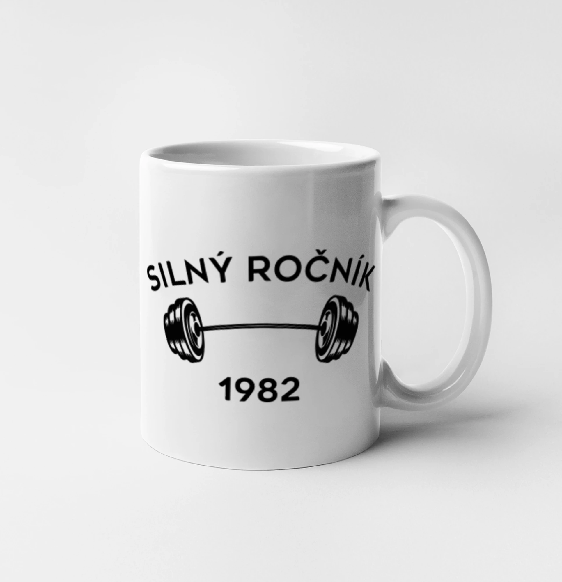 Trička s ročníkom 1982 - Silný ročník - Letopočet 1982 - Hrnček 