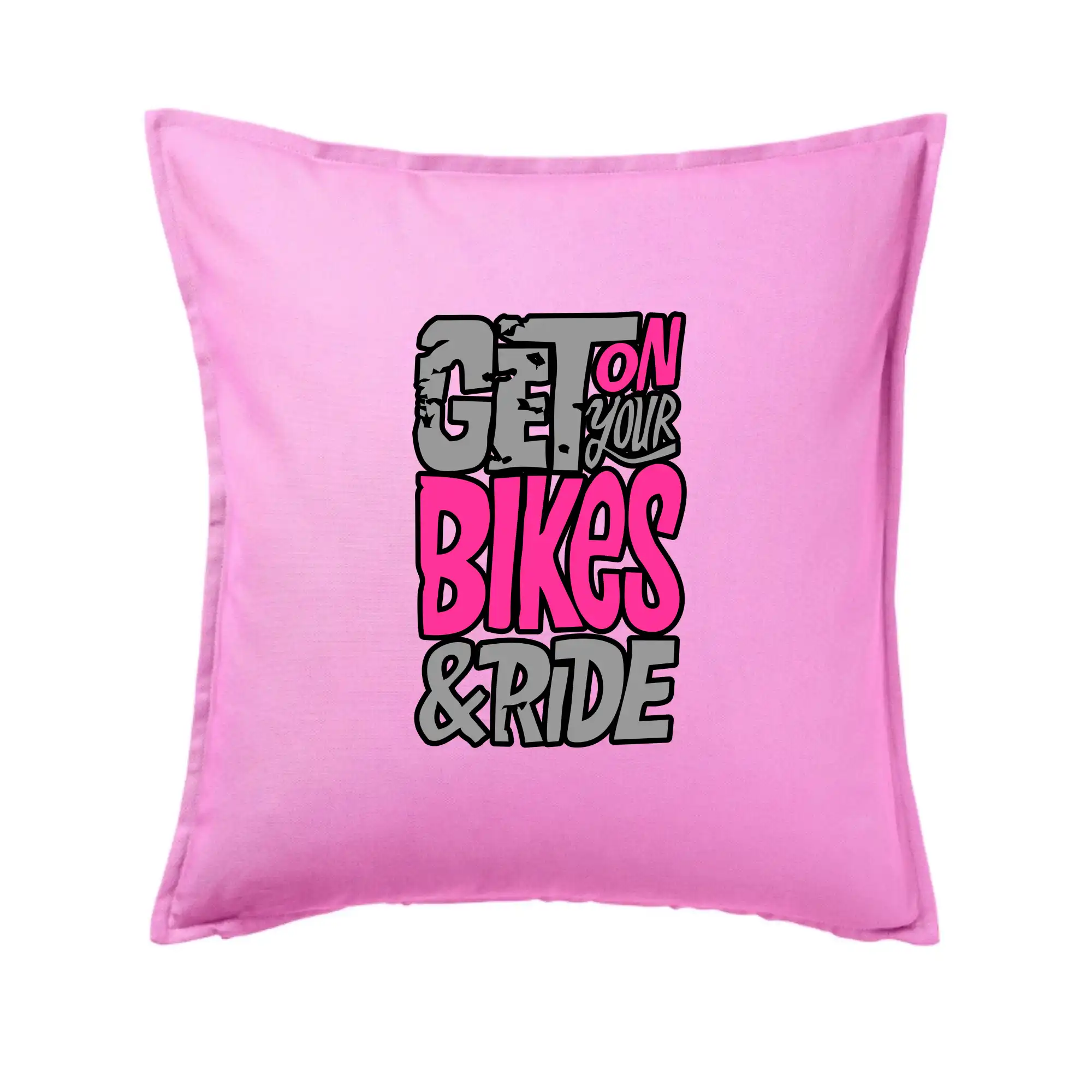 Tričko ako darček pre cyklistu - Get on your bikes - Vankúš 50x50
