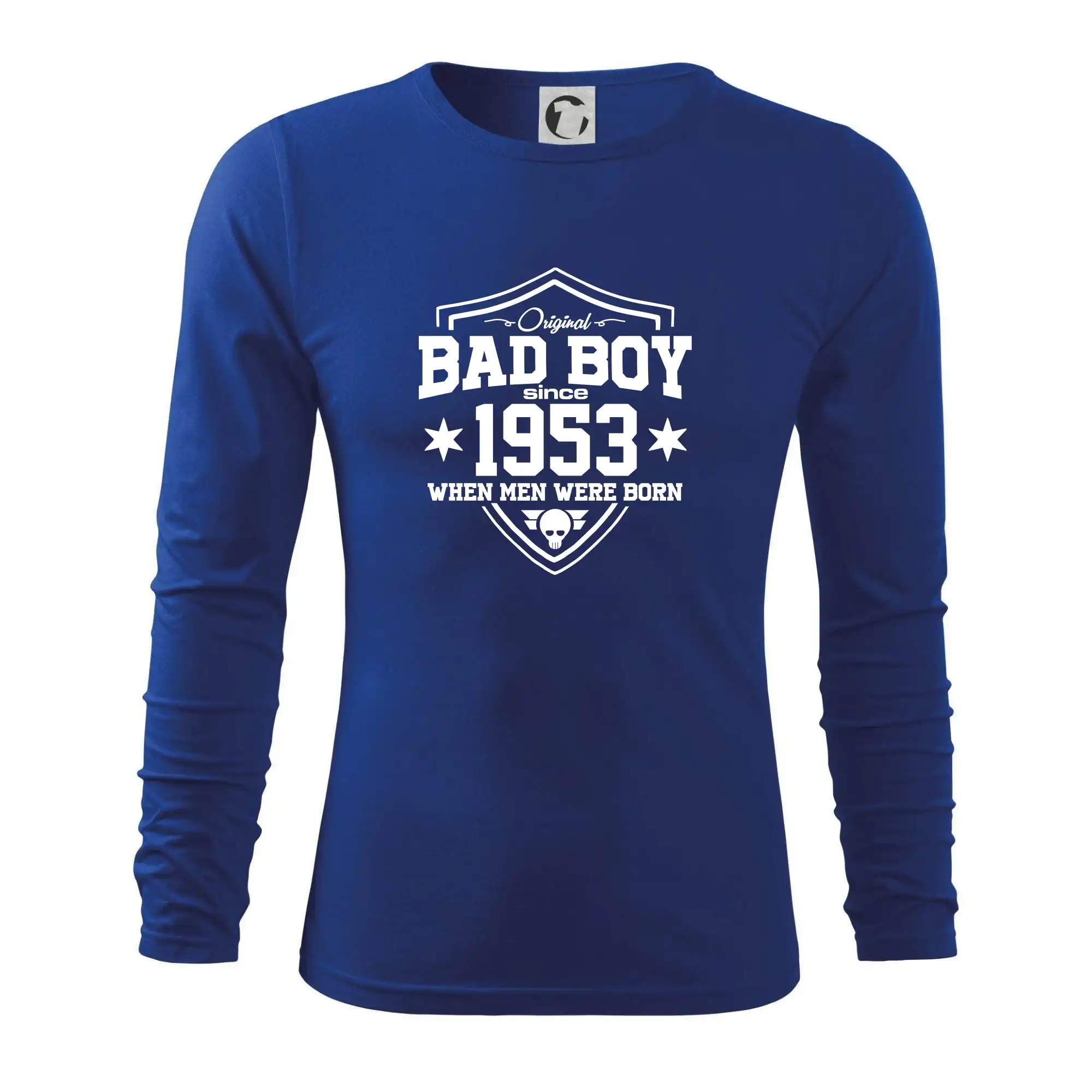 Tričká k narodeninám - Bad boy since 1953 - Tričko s dlhým rukávom FIT-T long sleeve